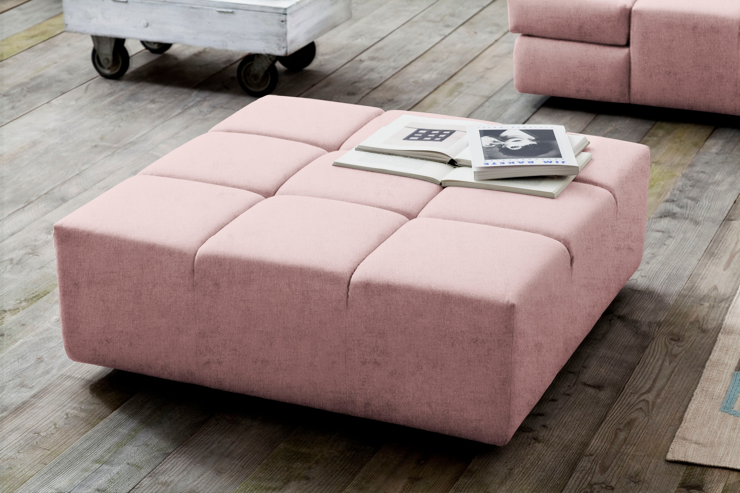 INOSIGN Polsterhocker »Ancona«, passend zur "Ancona"-Polsterserie, auch in Cord + Easy Care
