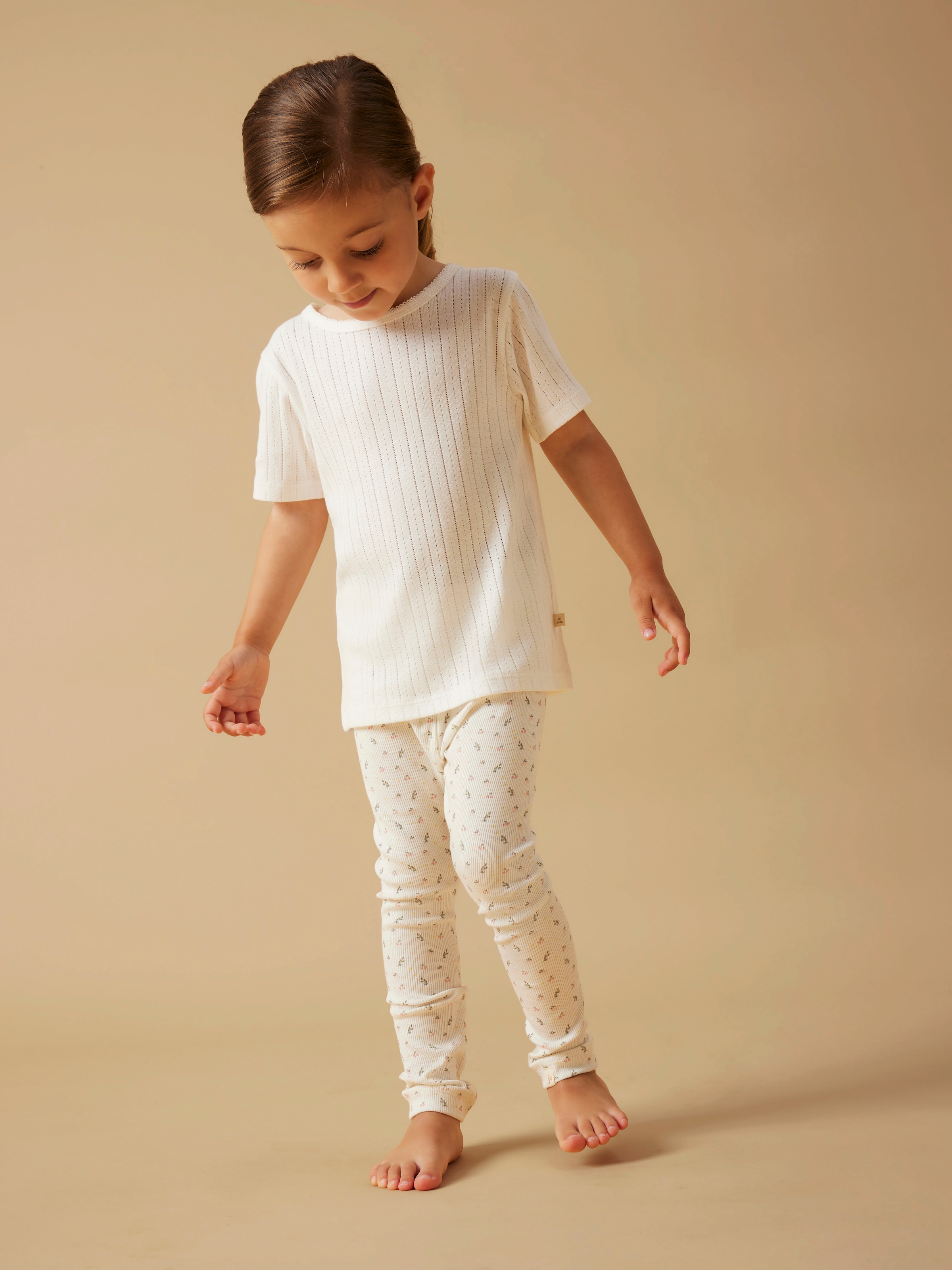 Lil' Atelier Leggings »NMFGAGO SLIM LEGGING LIL NOOS«  weiche Jersey Rippqualität