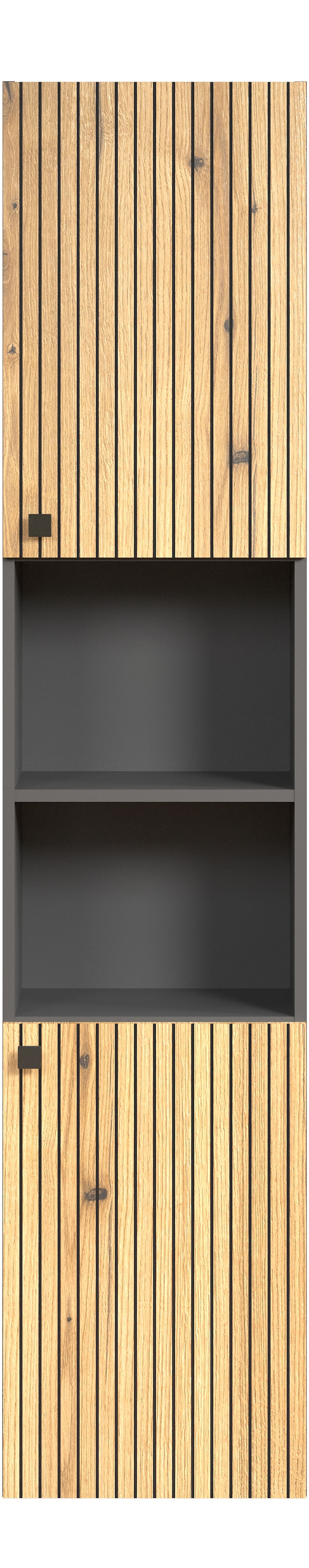 welltime Hochschrank »Amrum« Badezimmerschrank mit und ohne Schublade - (B/T/H) 40-70/31/186 cm