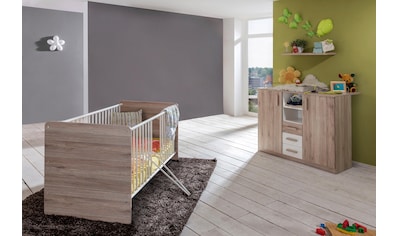 Wimex Babyzimmer-Komplettset »Bergamo«, (Set, 3 St.), Bett + Wickelkommode  + 3 trg. Schrank im OTTO Online Shop