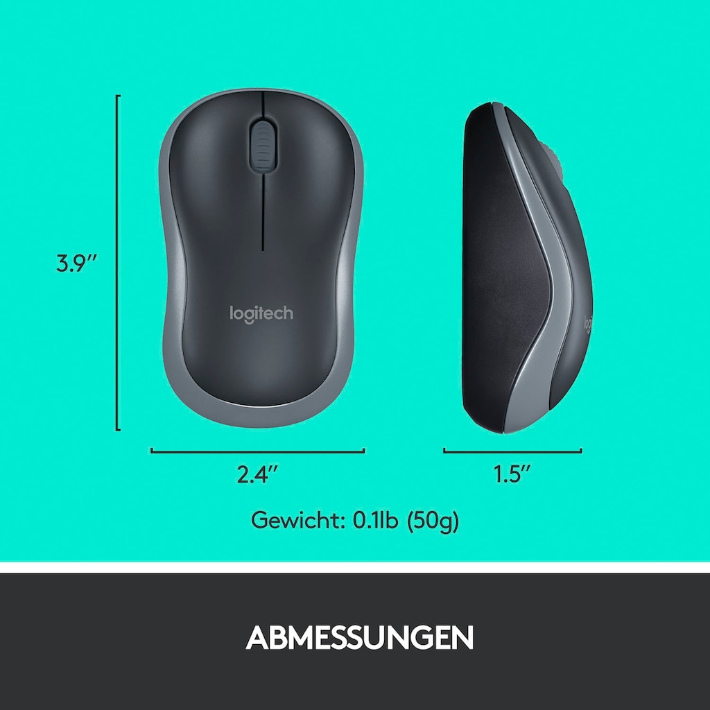 Logitech Tastatur- und Maus-Set »Wireless Combo MK270«