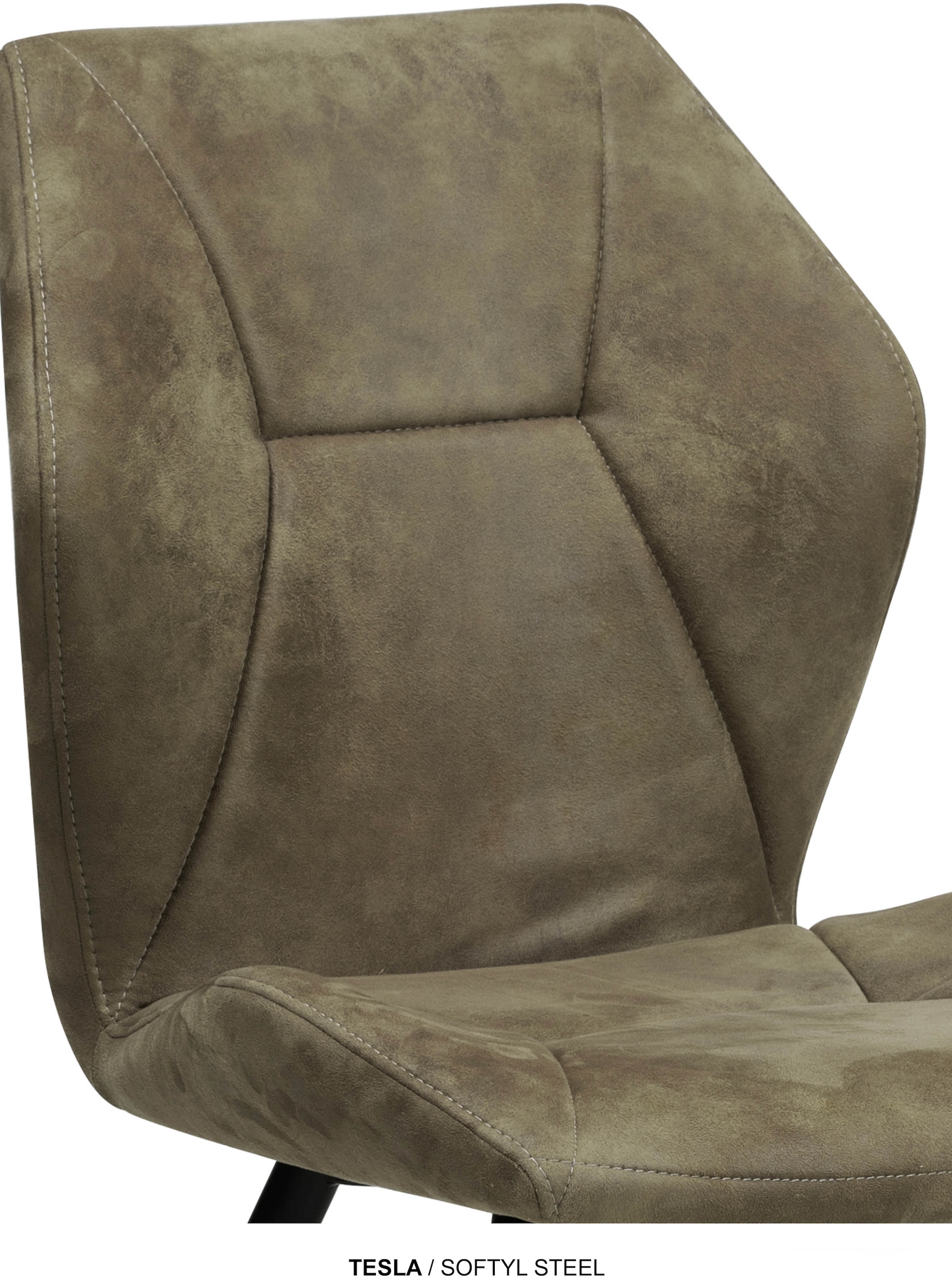 OMG Design Esszimmerstuhl »Tesla« (Set) 2 Stk.Esszimmerstuhl, pflegeleichter Bezug