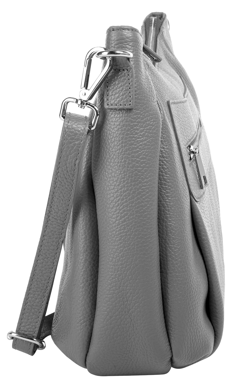 Samantha Look Umhängetasche, echt Leder, Made in Italy