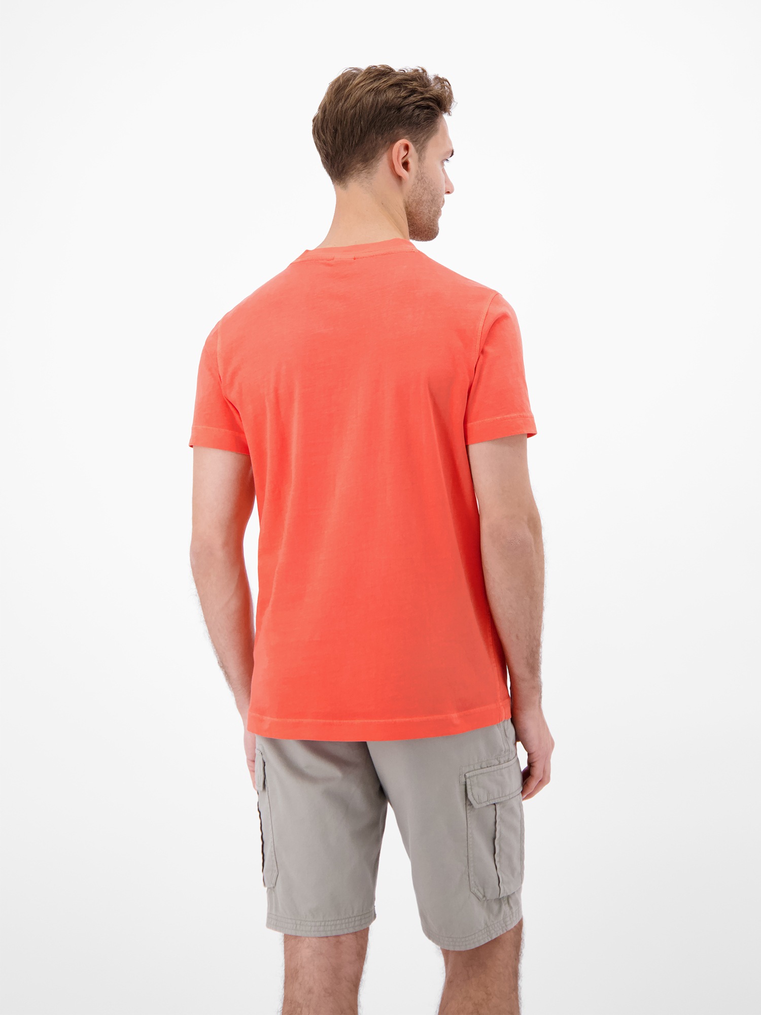 LERROS T-Shirt »T-Shirt mit O-Neck und Brusttasche«