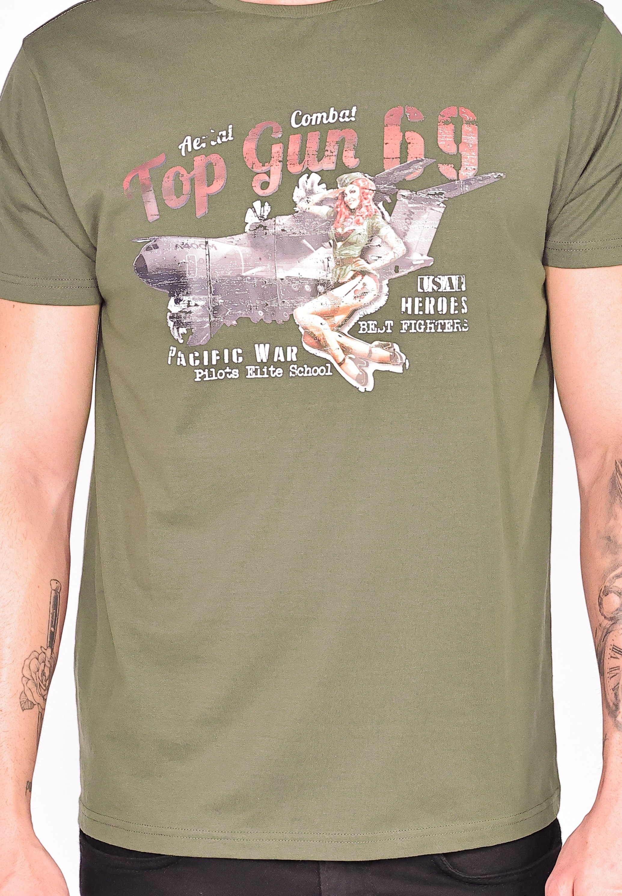 TOP GUN T-Shirt »T-Shirt TG20213026«