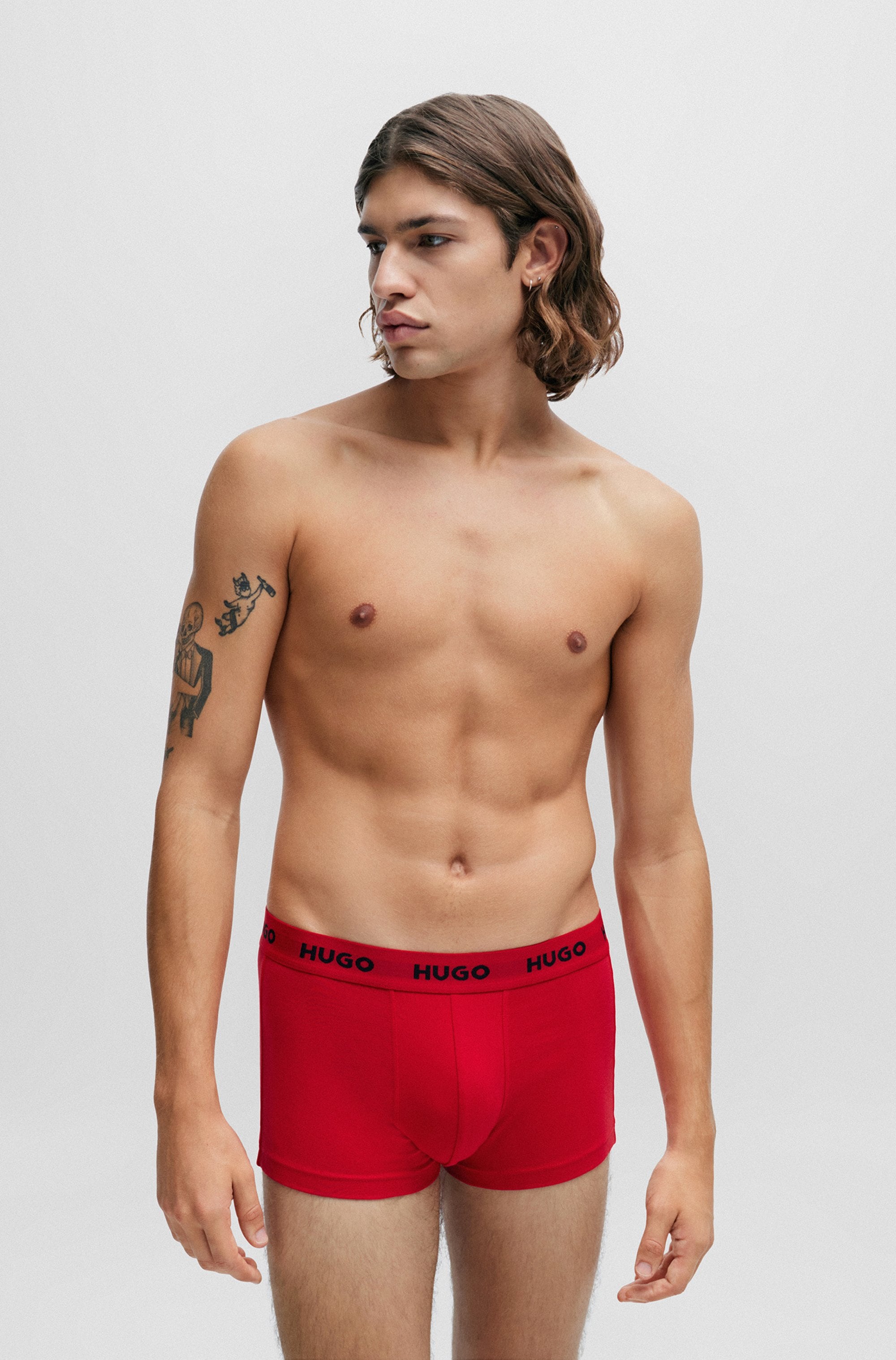 HUGO Underwear Trunk »TRUNK TRIPLET PACK«, (Packung, 3er Pack)