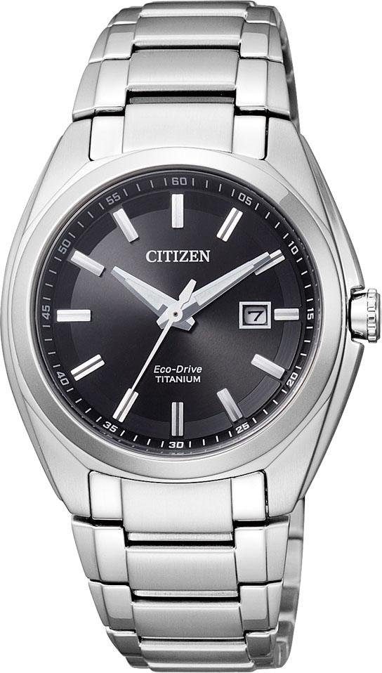 Citizen Titanuhr »Super Titanium, EW2210-53E«, Armbanduhr, Damenuhr, Solar