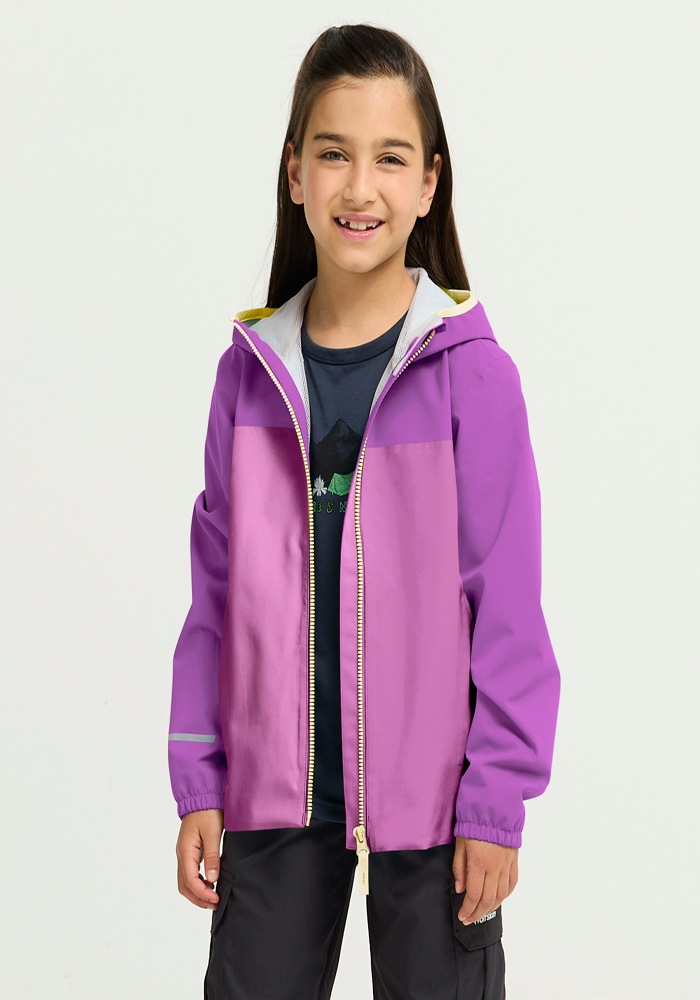 Jack Wolfskin Regenjacke »ADVENTURETRIBE 2L JKT K« Wasserdicht, atmungsaktiv, Übergangsjacke