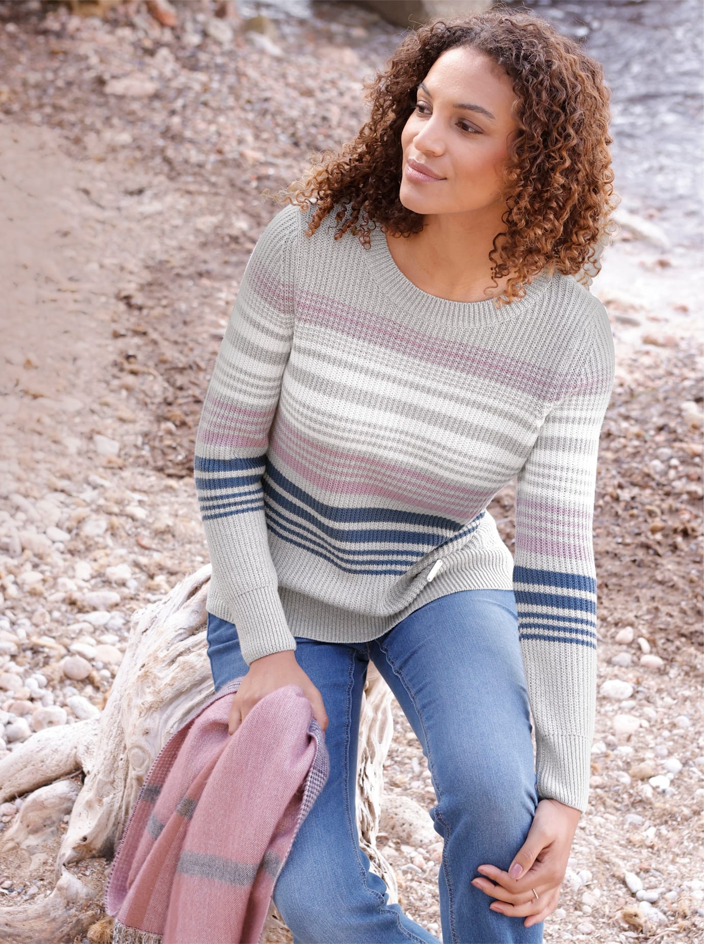 Casual Looks Rundhalspullover »Pullover«
