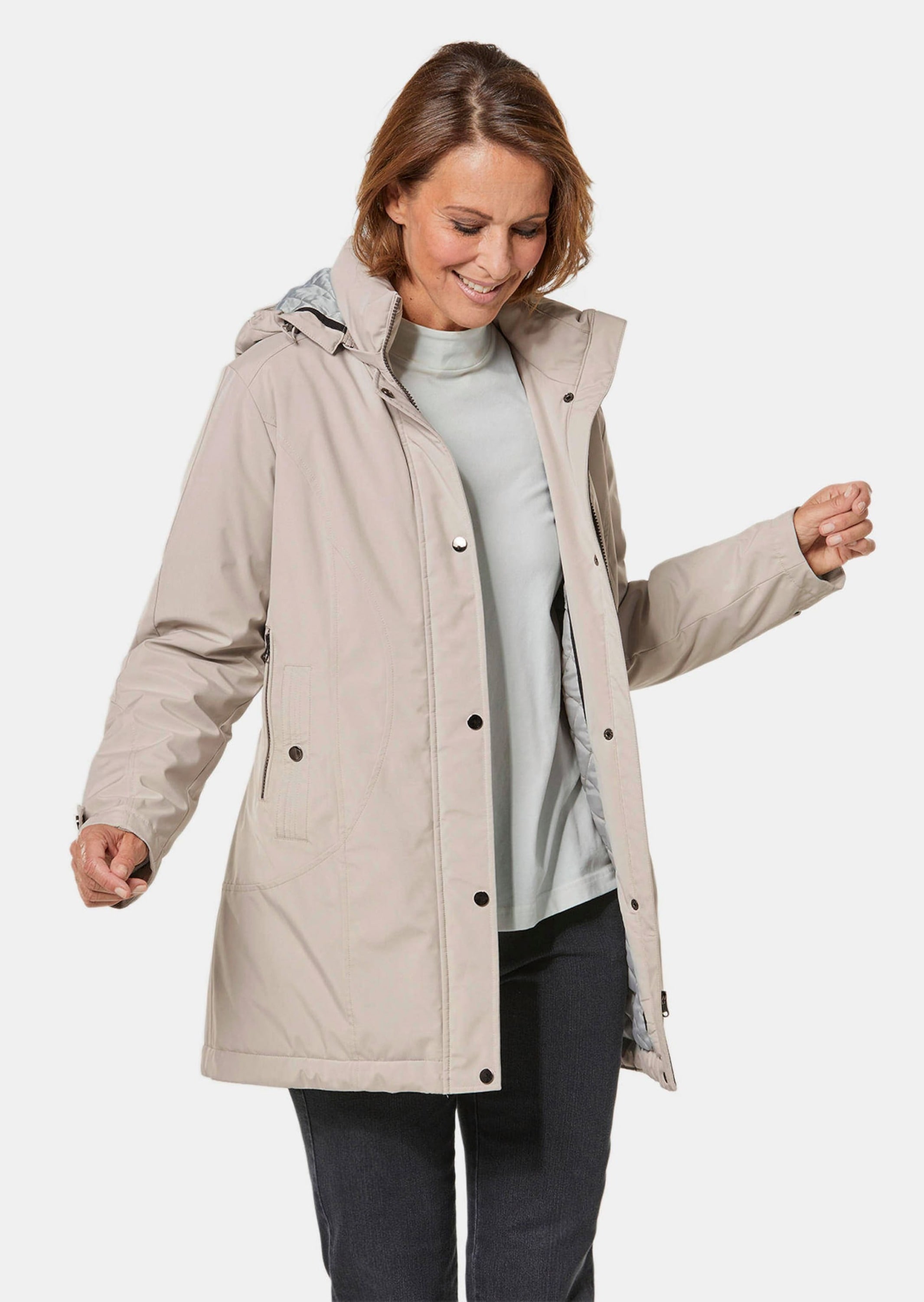 GOLDNER Kurzjacke »Kurzgröße Sportliche Jacke mit vielen Details«