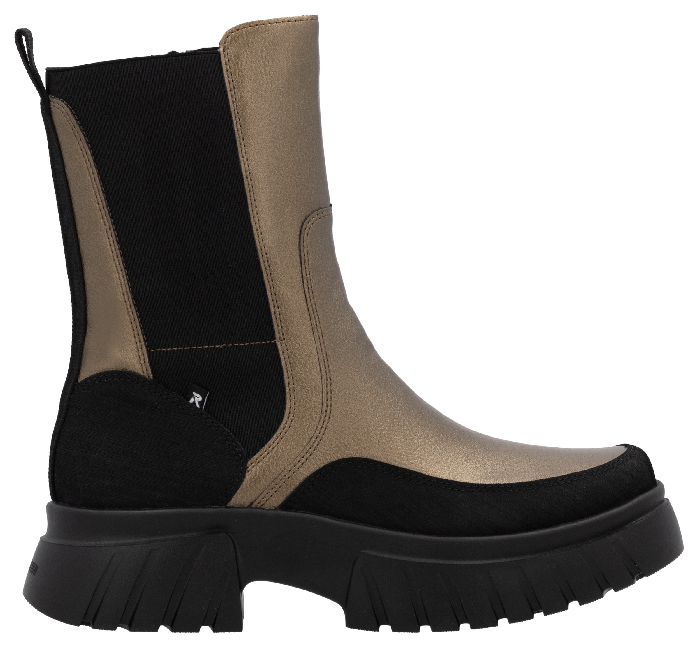 Rieker EVOLUTION Chelseaboots, Schlupfboots, Stiefelette mit praktischem Innenreißverschluss