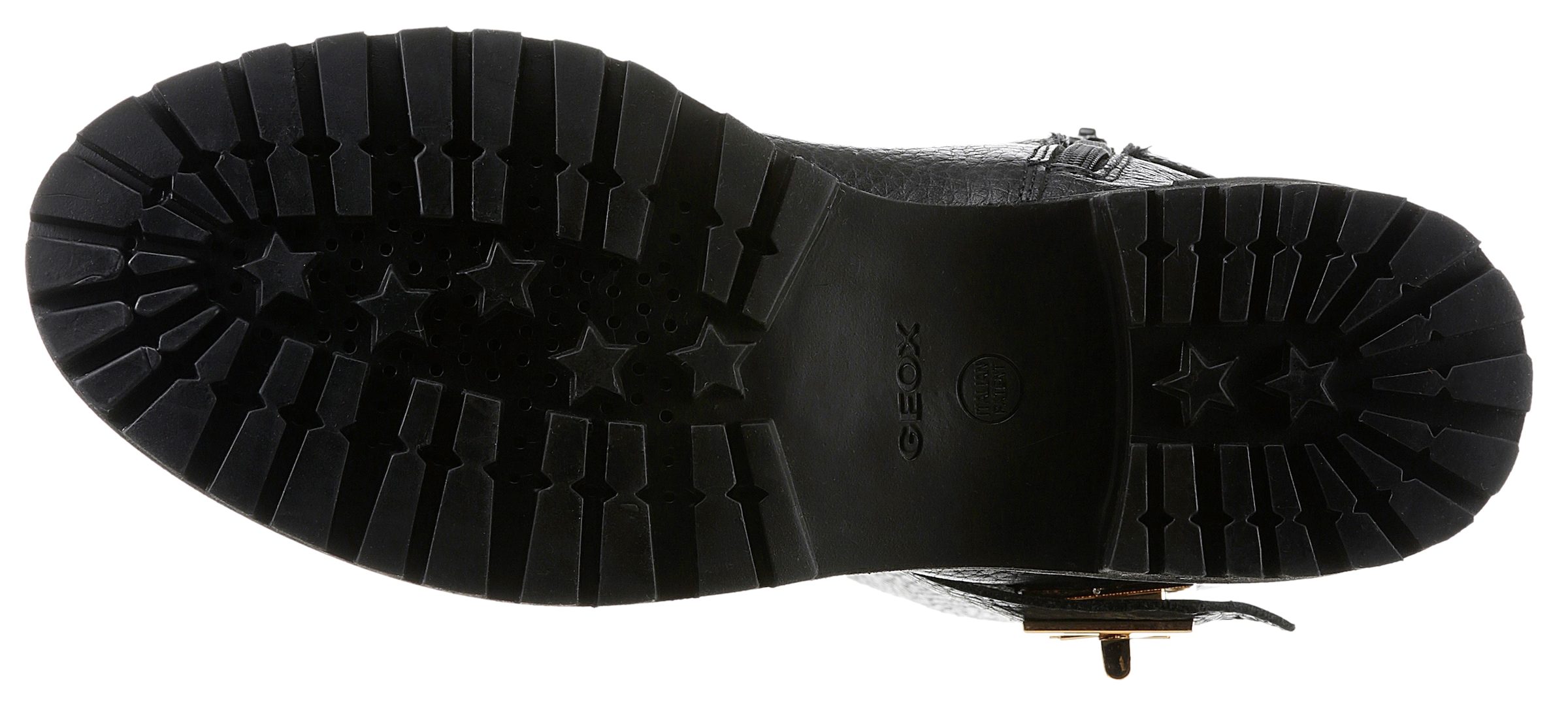 Geox Stiefel »D HOARA«, Langschaft Stiefel, Festtagsschuh, Elegante Stiefel mit Reißverschluss