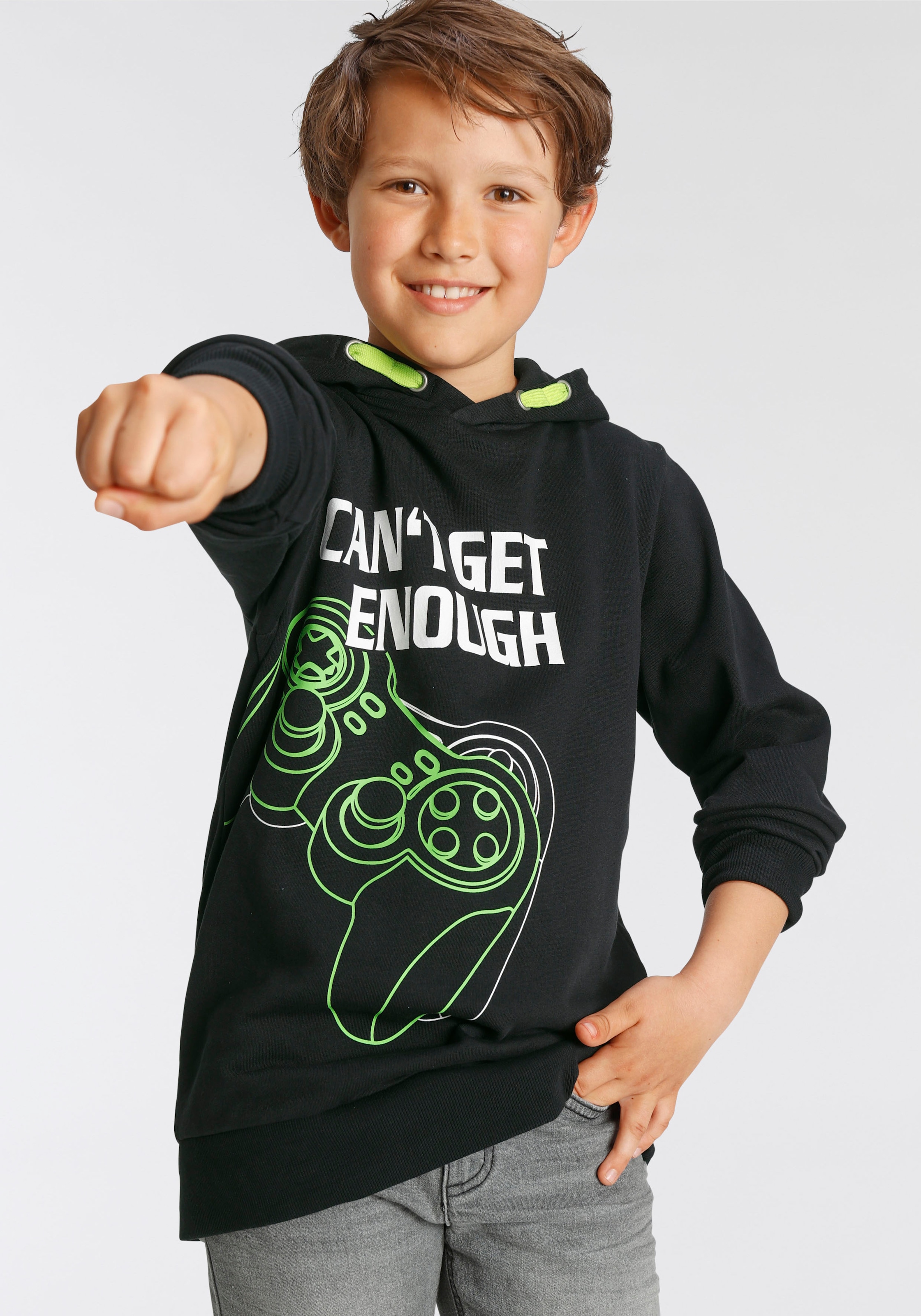 KIDSWORLD Kapuzensweatshirt »CAN´T GET ENOUGH - Spruch« im OTTO Online Shop | Sweatshirts