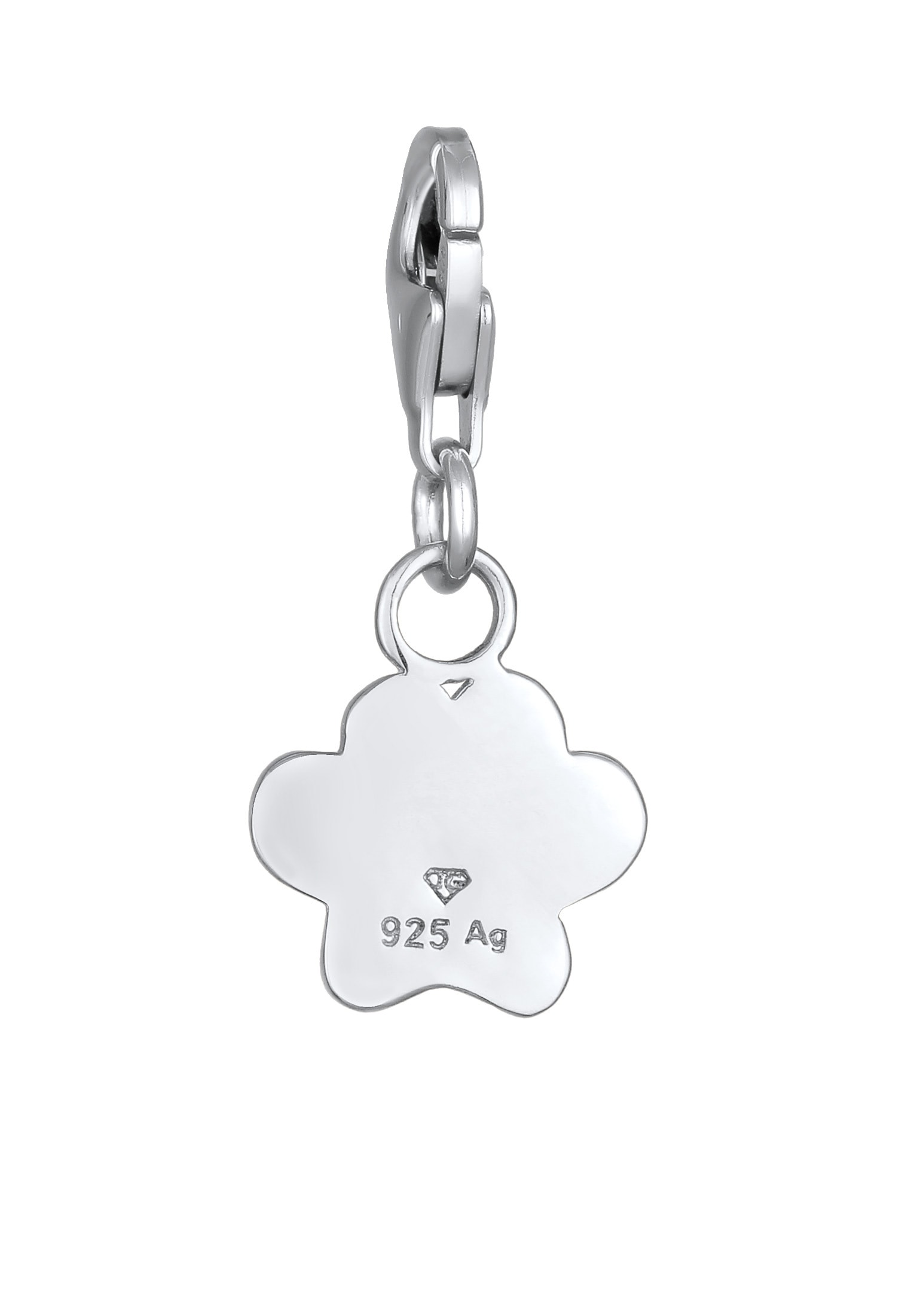 Nenalina Charm Blume »Charm Pfote Tatze Anhänger 925 Sterling Silber«