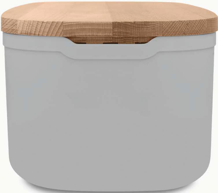 Metaltex Brotkasten »Bready«, (1 tlg., Bready), aus zertifiziertem Buchenholz