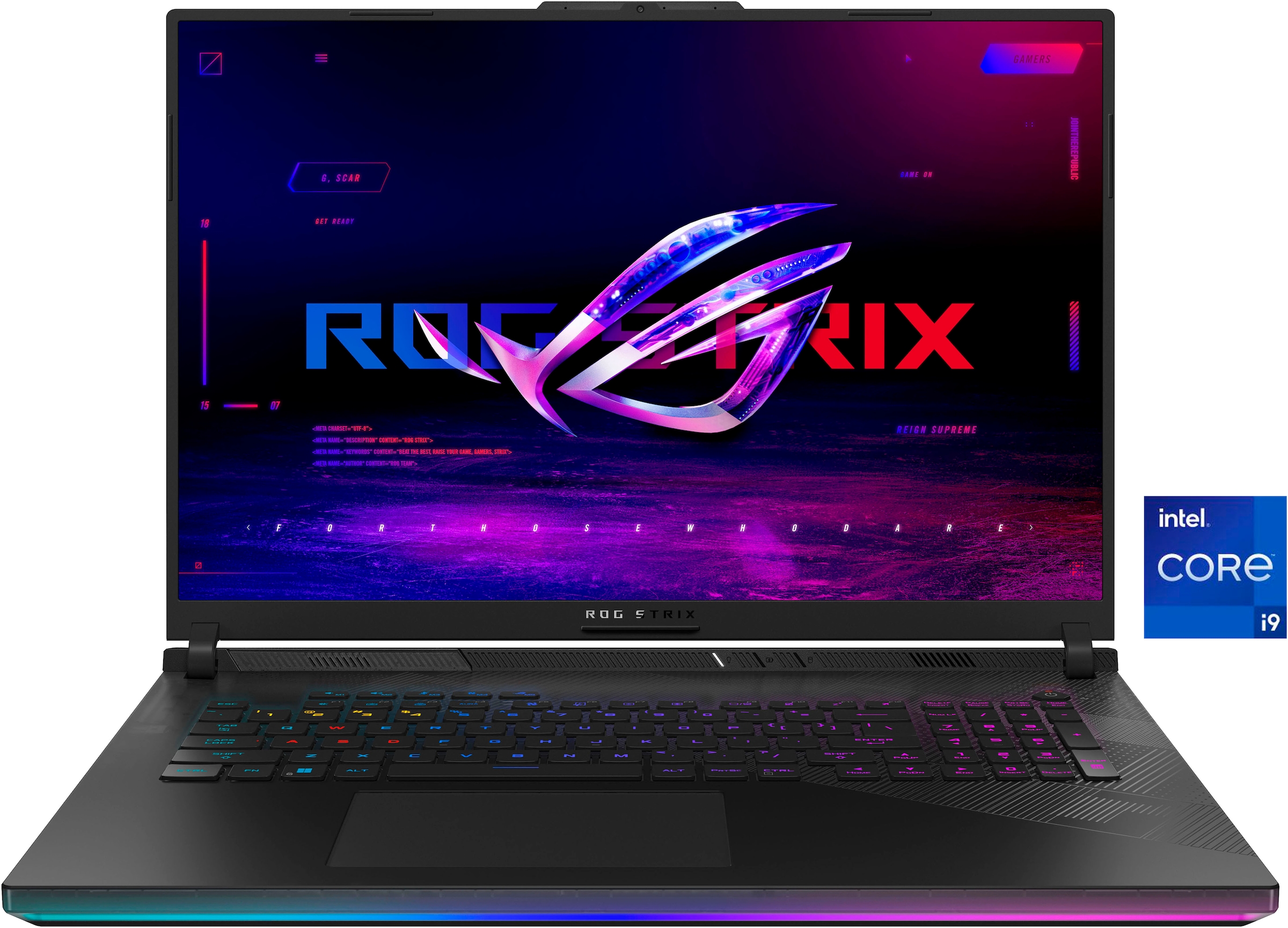 Gaming-Notebook »ROG Strix Scar18 G834JYR-R6019W«, 45,7 cm, / 18 Zoll, Intel, Core i9,...