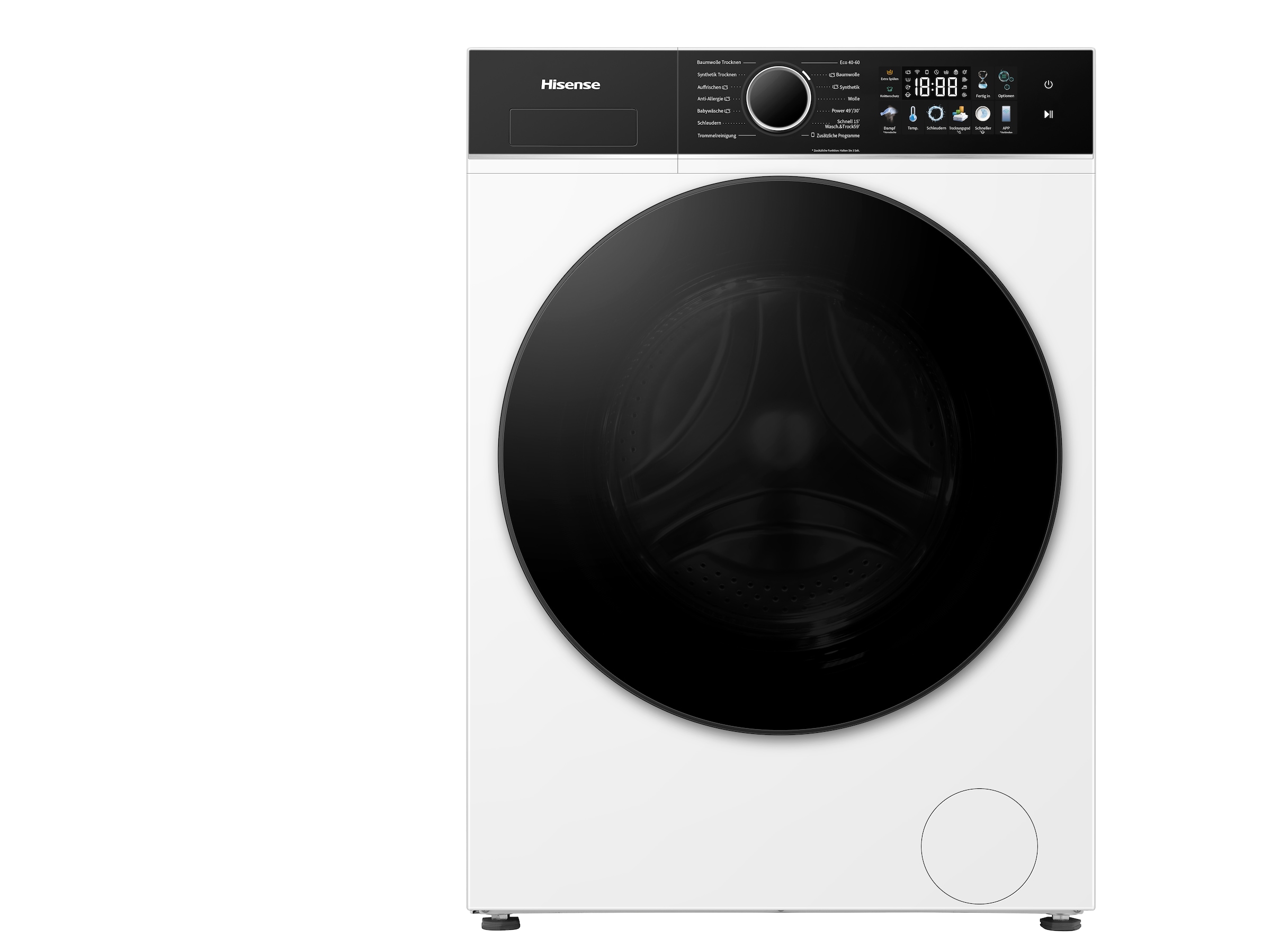 Hisense Waschtrockner »WD3I8043BWF2« 3i Serie 8 kg /5 kg 72 dB(A) Waschen & Trocknen in 59 min.
