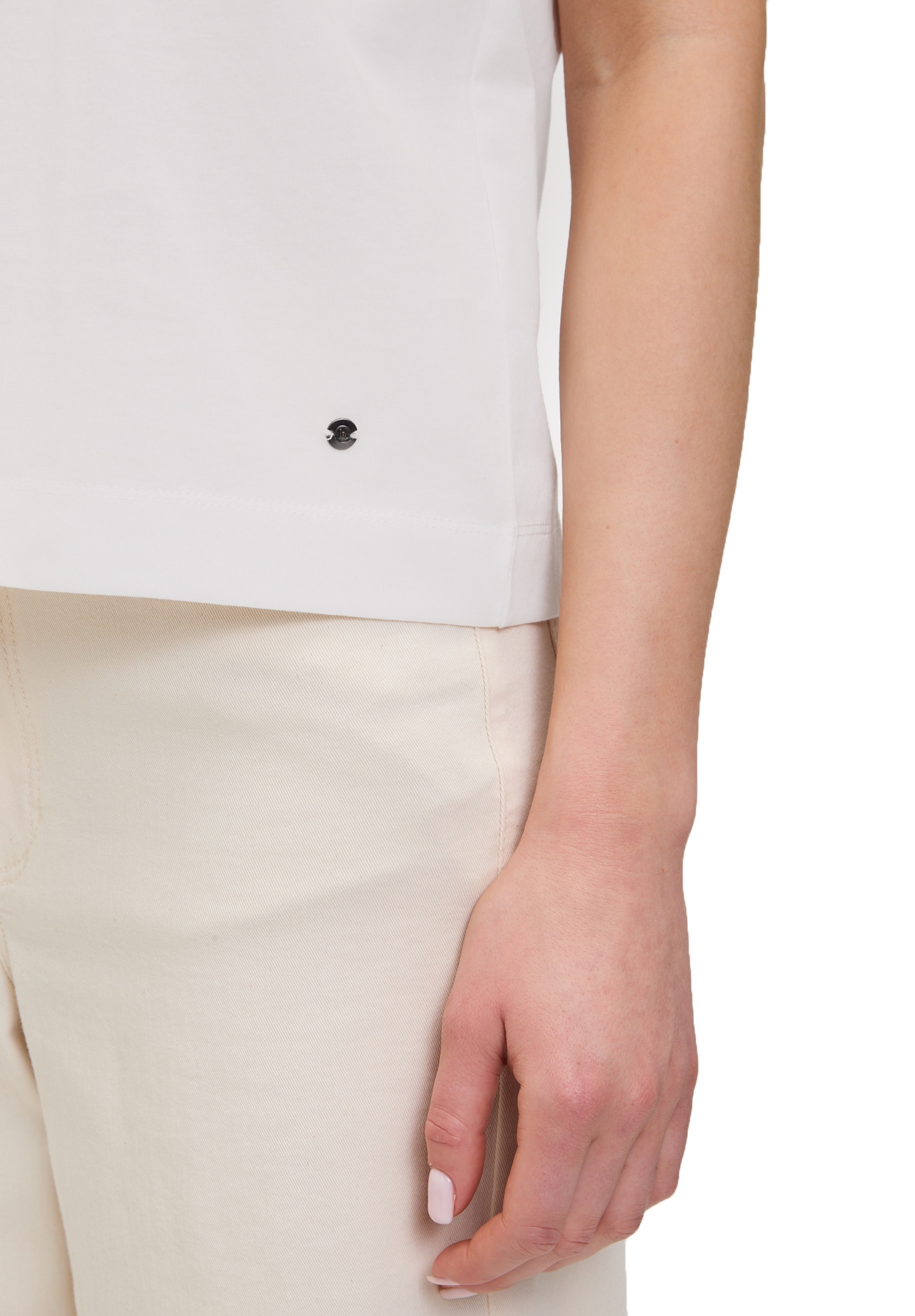Betty&Co Langarmshirt »Casual-Shirt mit Stickerei«