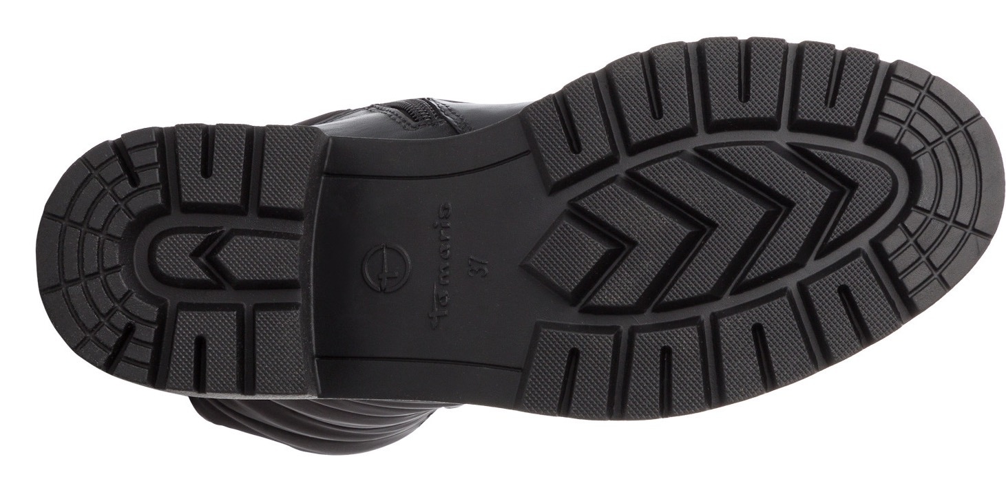 Tamaris Winterboots, Blockabstz, Winterstiefelette, Outdoorschuh im Materialmix