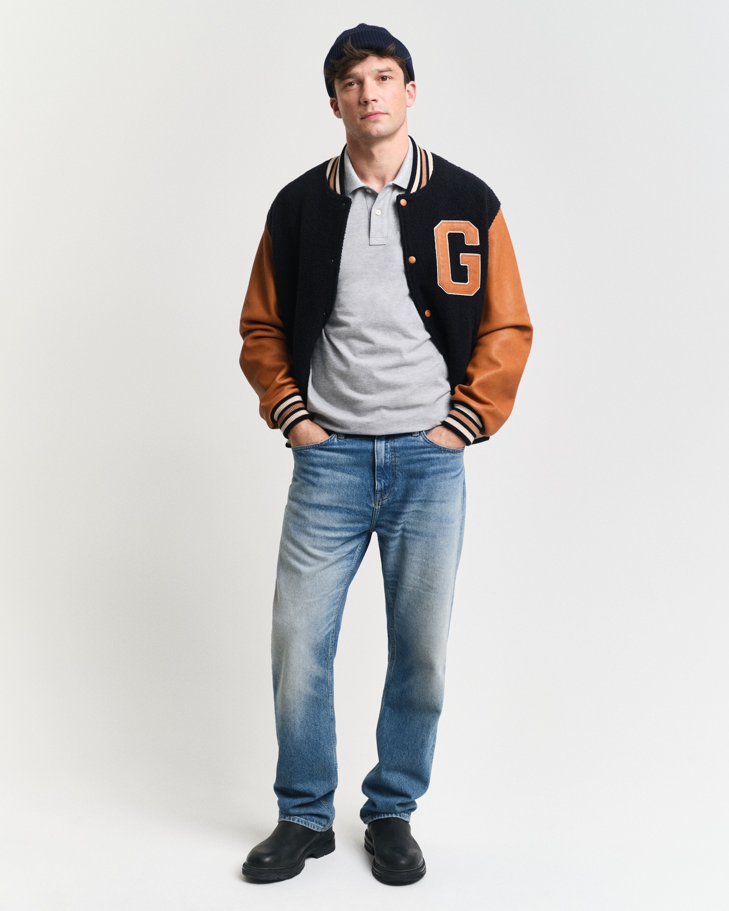 Gant Poloshirt »REG SHIELD LS PIQUE RUGGER«, mit Logotickerei auf der Brust