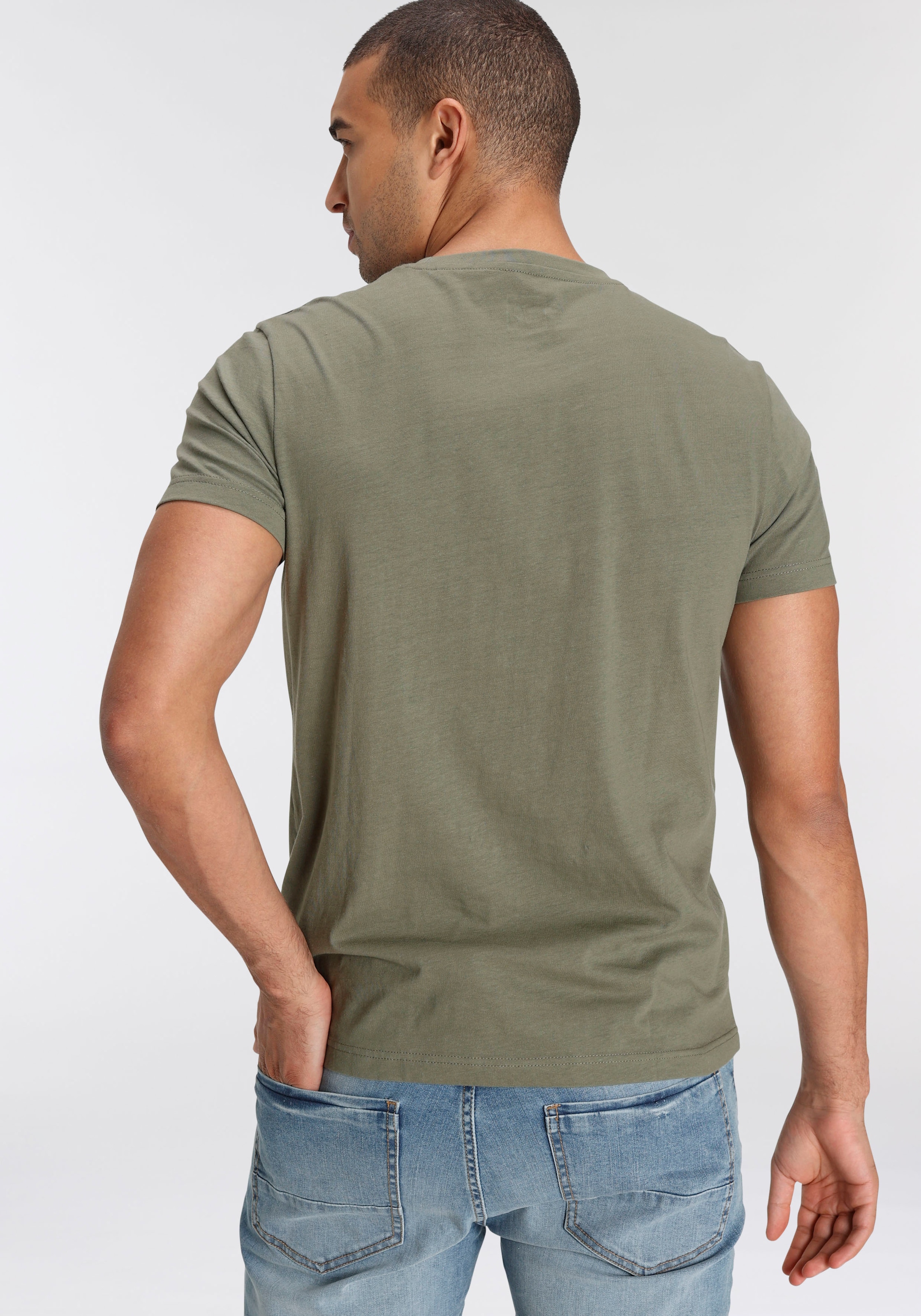 AJC T-Shirt, (3er-Pack), lockere Passform, Basic-Stil