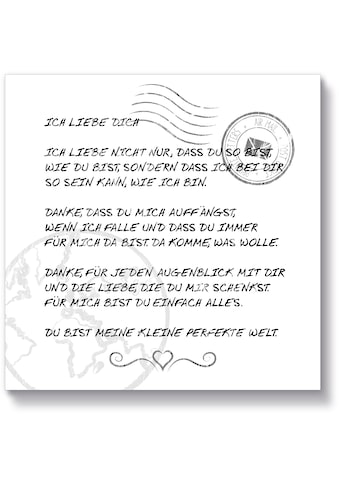 Artland Holzbild »Ich liebe Dich«, Sprüche & Texte, (1 St.) kaufen