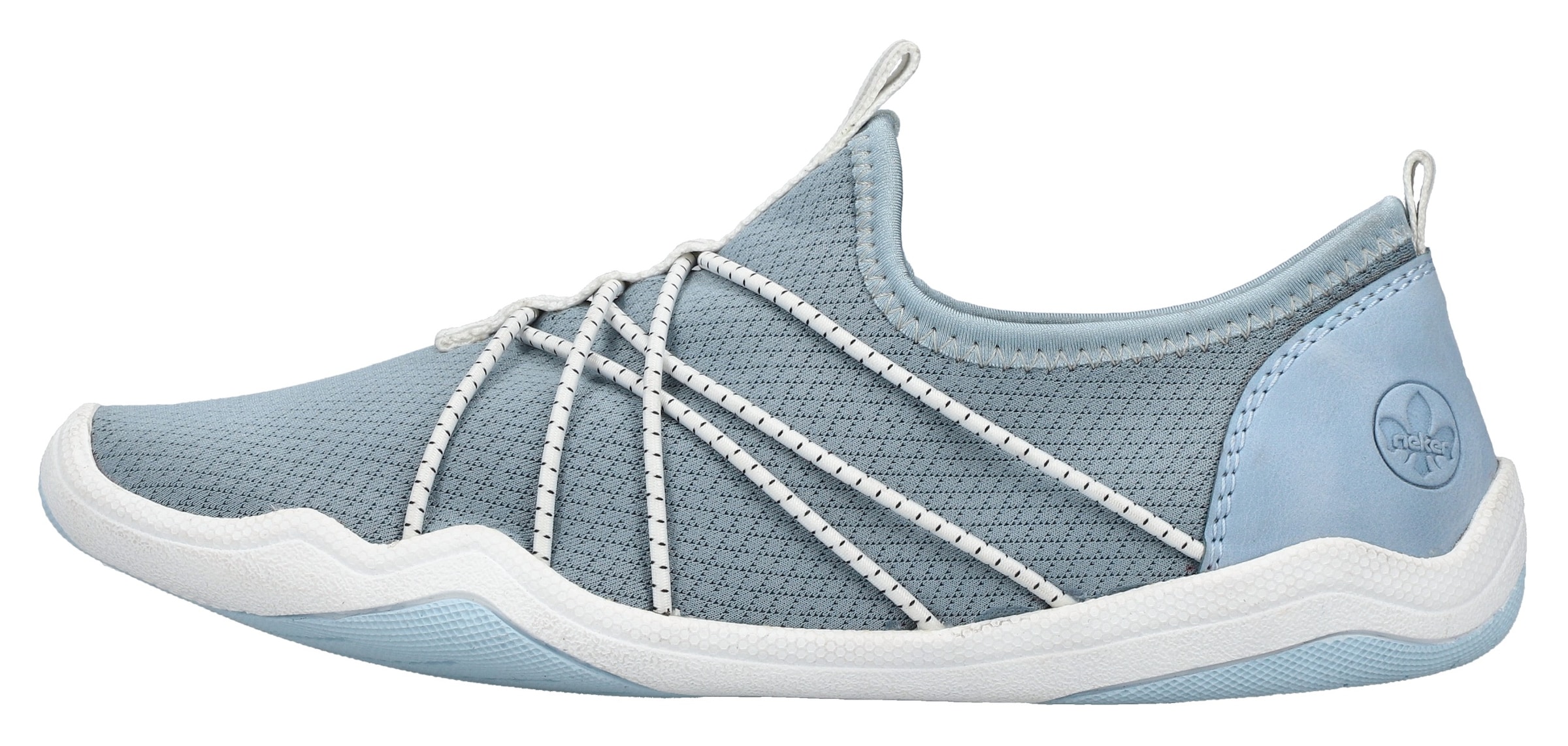 Rieker Slip-On Sneaker, Barfußschuh, Schlupfschuh, Slipper in veganer Verarbeitung