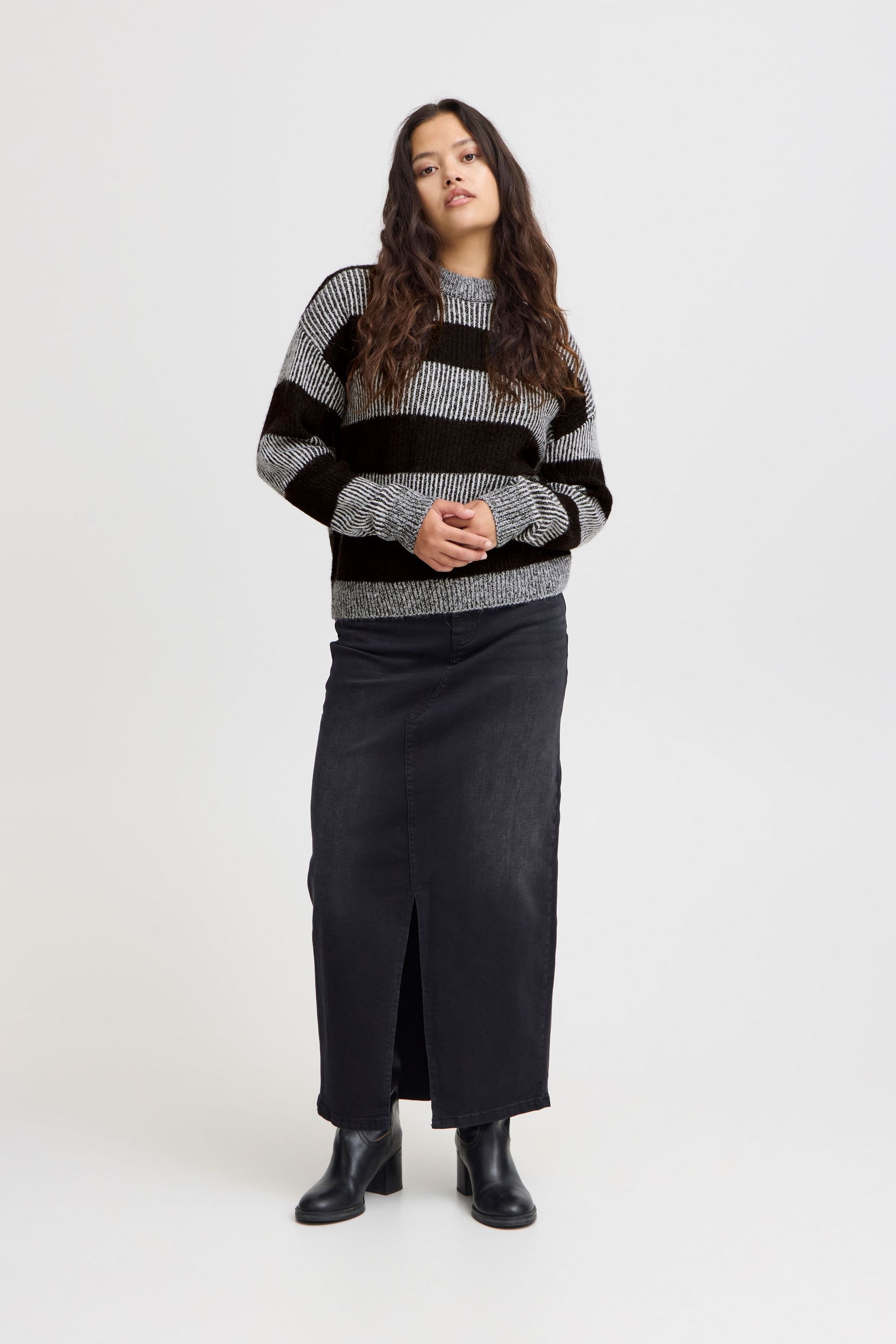 Ichi Strickfleece-Pullover »Strickpullover IHKAMARA LS13«