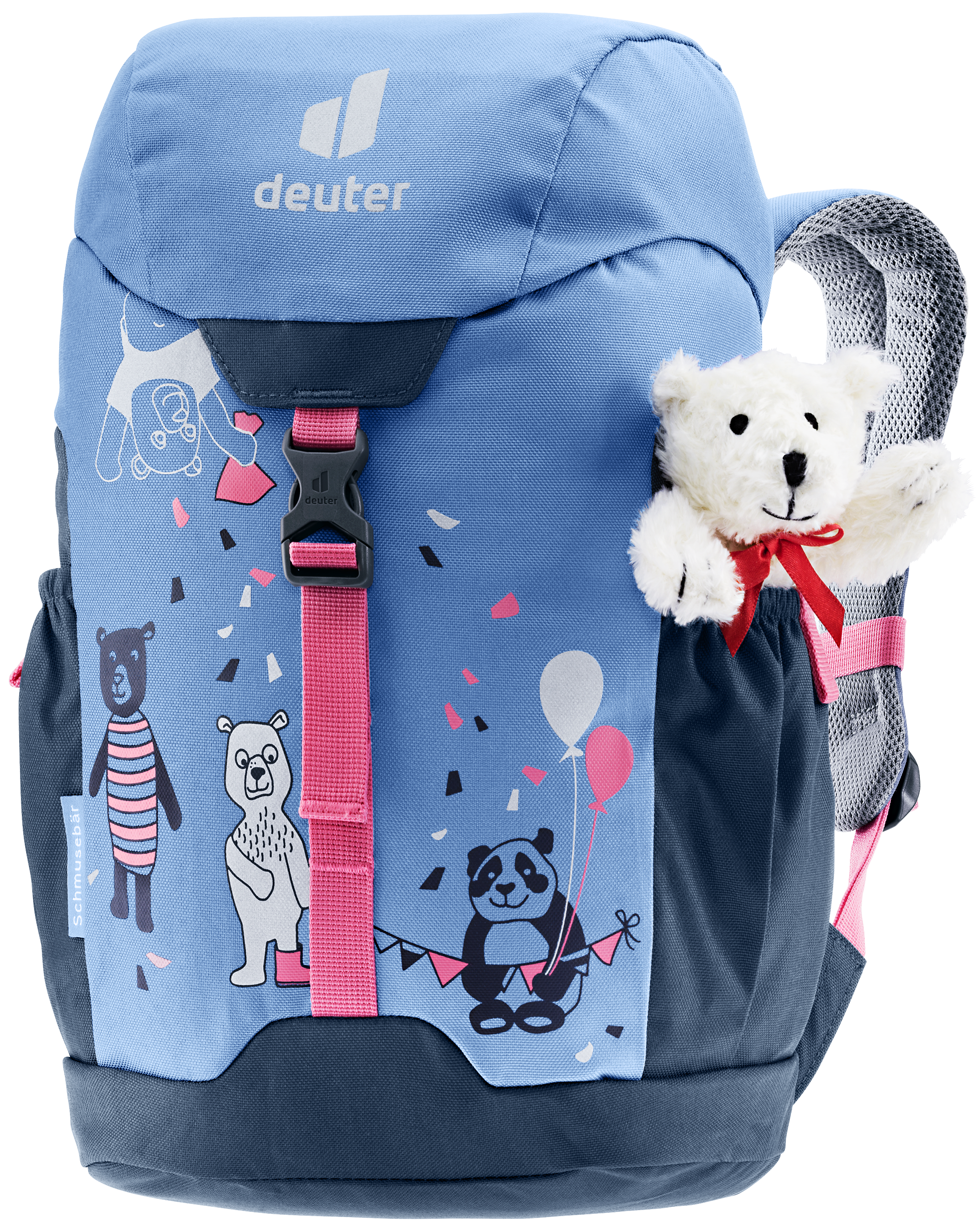 Kinderrucksack »SCHMUSEBÄR MIT TEDDY 8 L«, Reflektoren