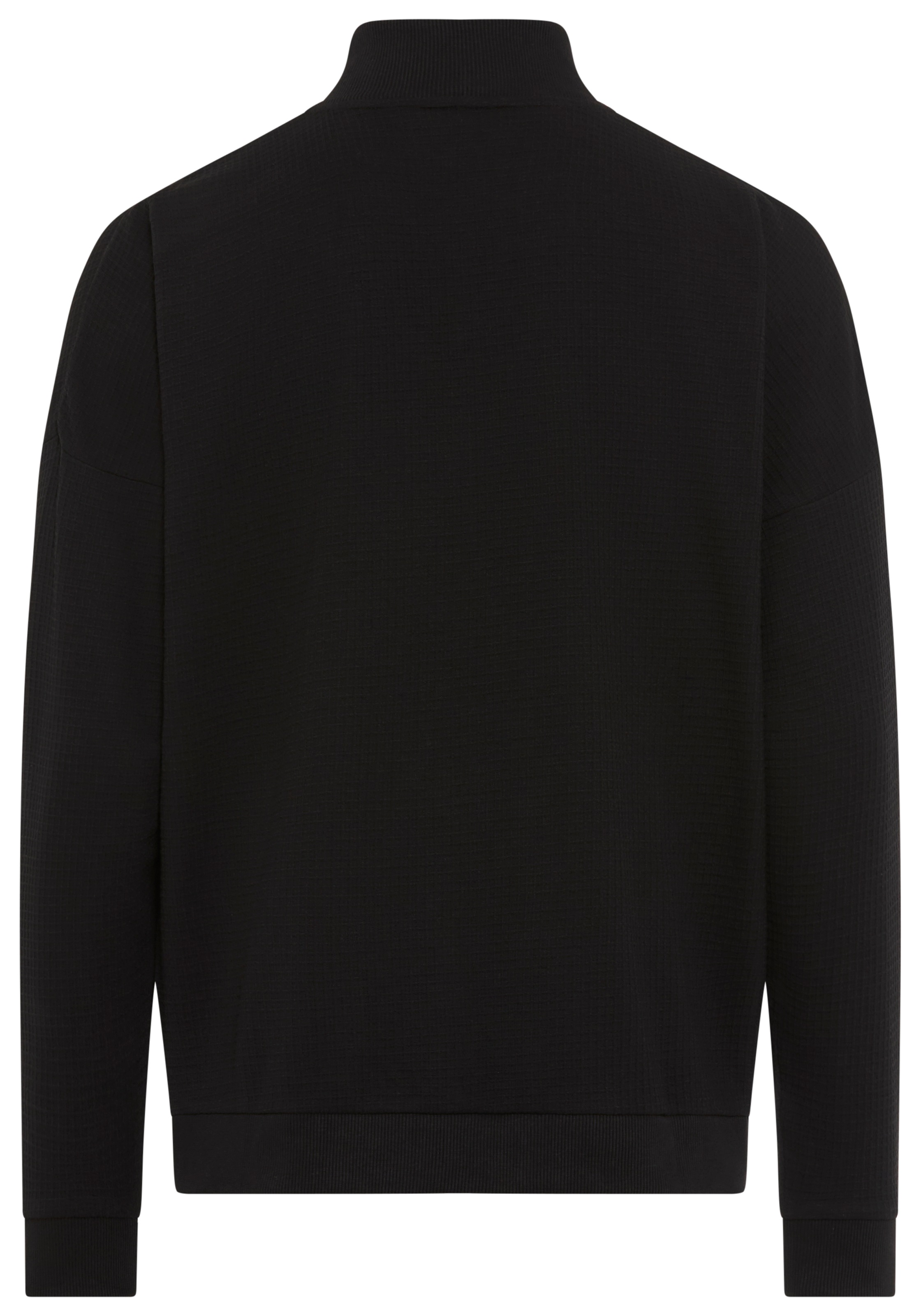 HUGO Underwear Sweatjacke mit Stehkragen, mit feiner Struktur