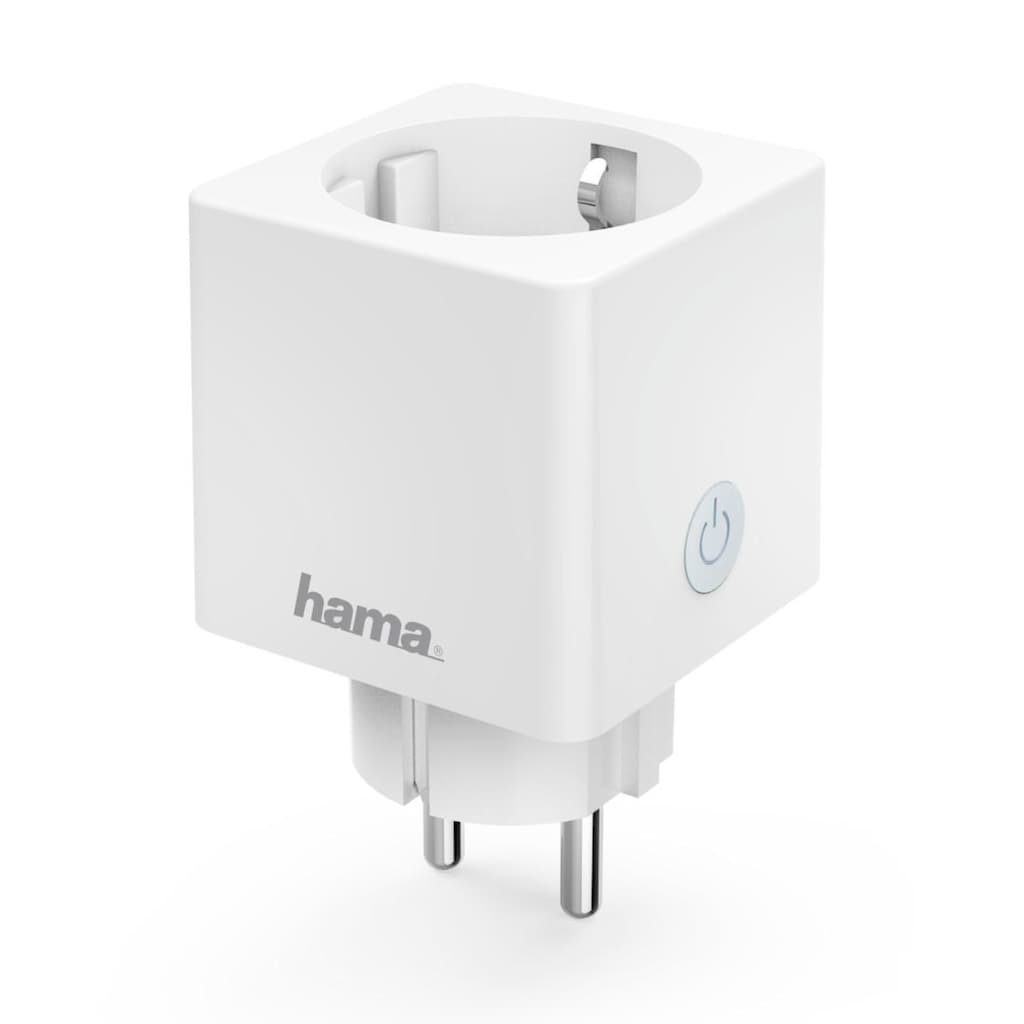 Hama WLAN-Steckdose »WLAN Steckdose Mini Verbrauchsmesser o.Hub App-Sprachsteuerung 3.680W«
