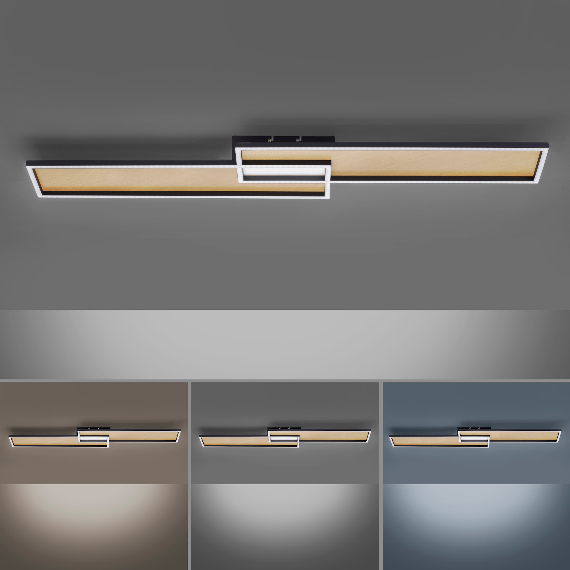 Paul Neuhaus Deckenleuchte »AMARA«, 1 flammig, Leuchtmittel LED-Board | LED fest integriert, Fernbedienung, Infrarot inkl.