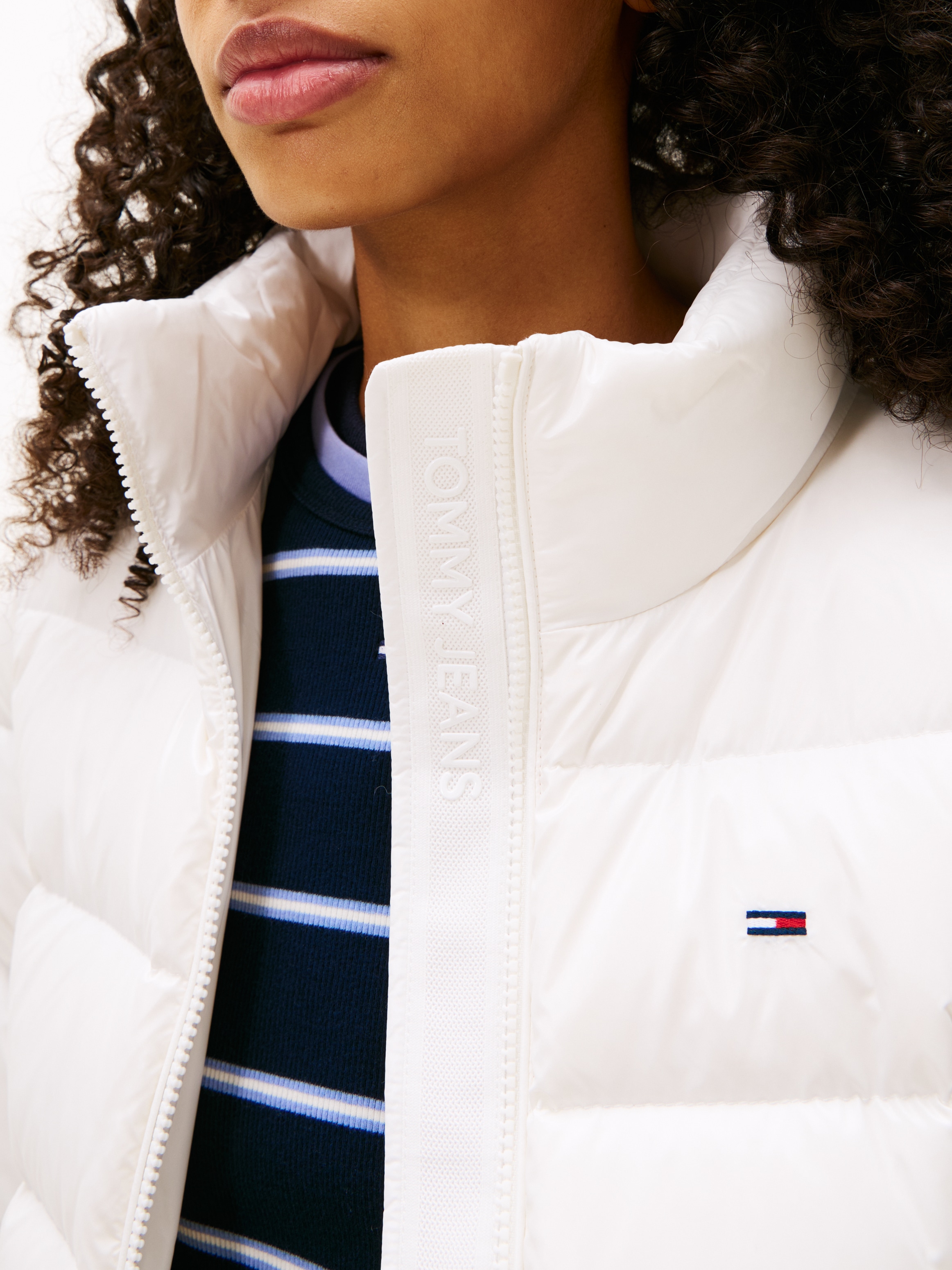 Tommy Jeans Steppjacke »TJW SLIM ZIP PRINT DOWN JACKET«