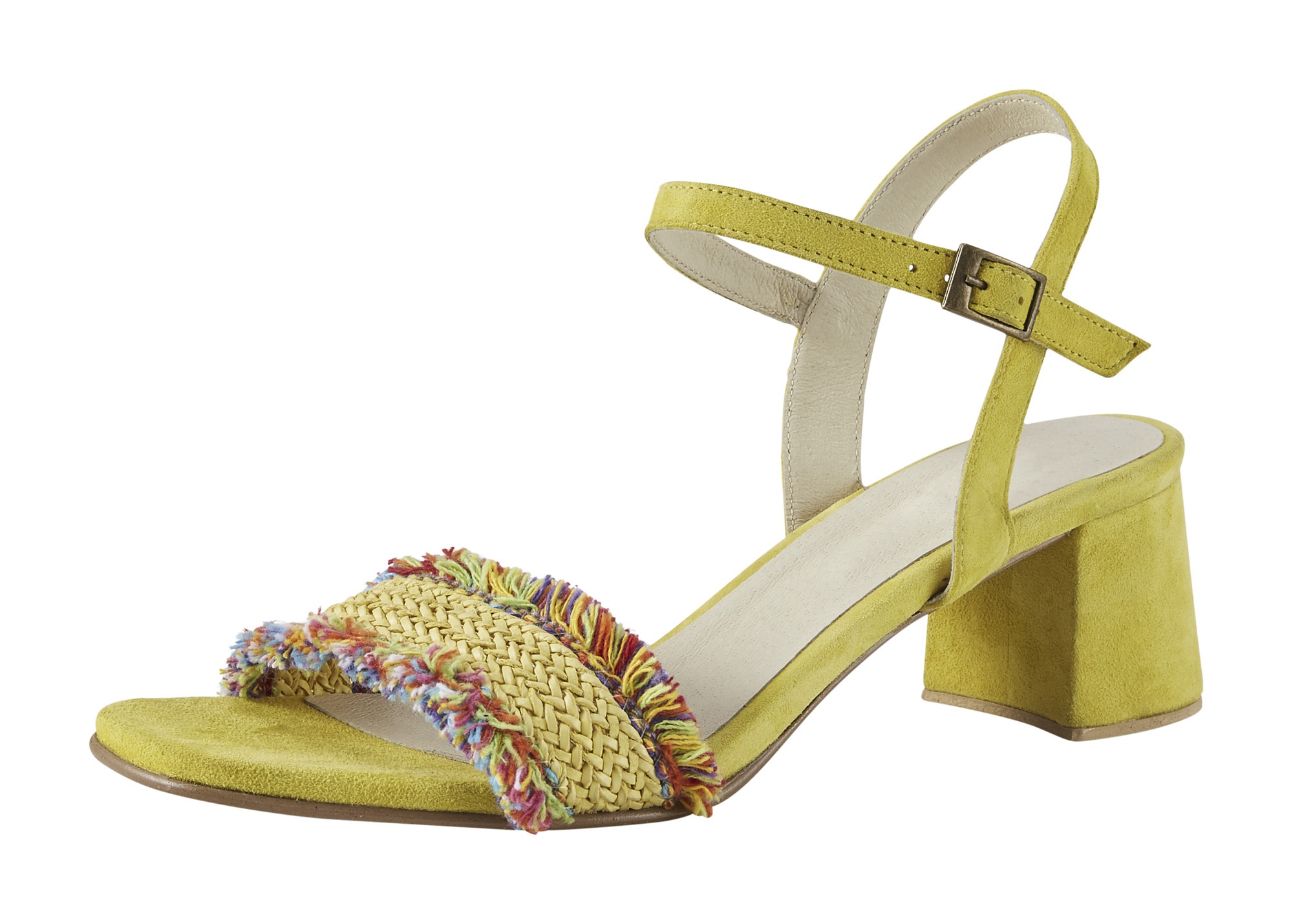 Sandalette mit dekorativem Band
