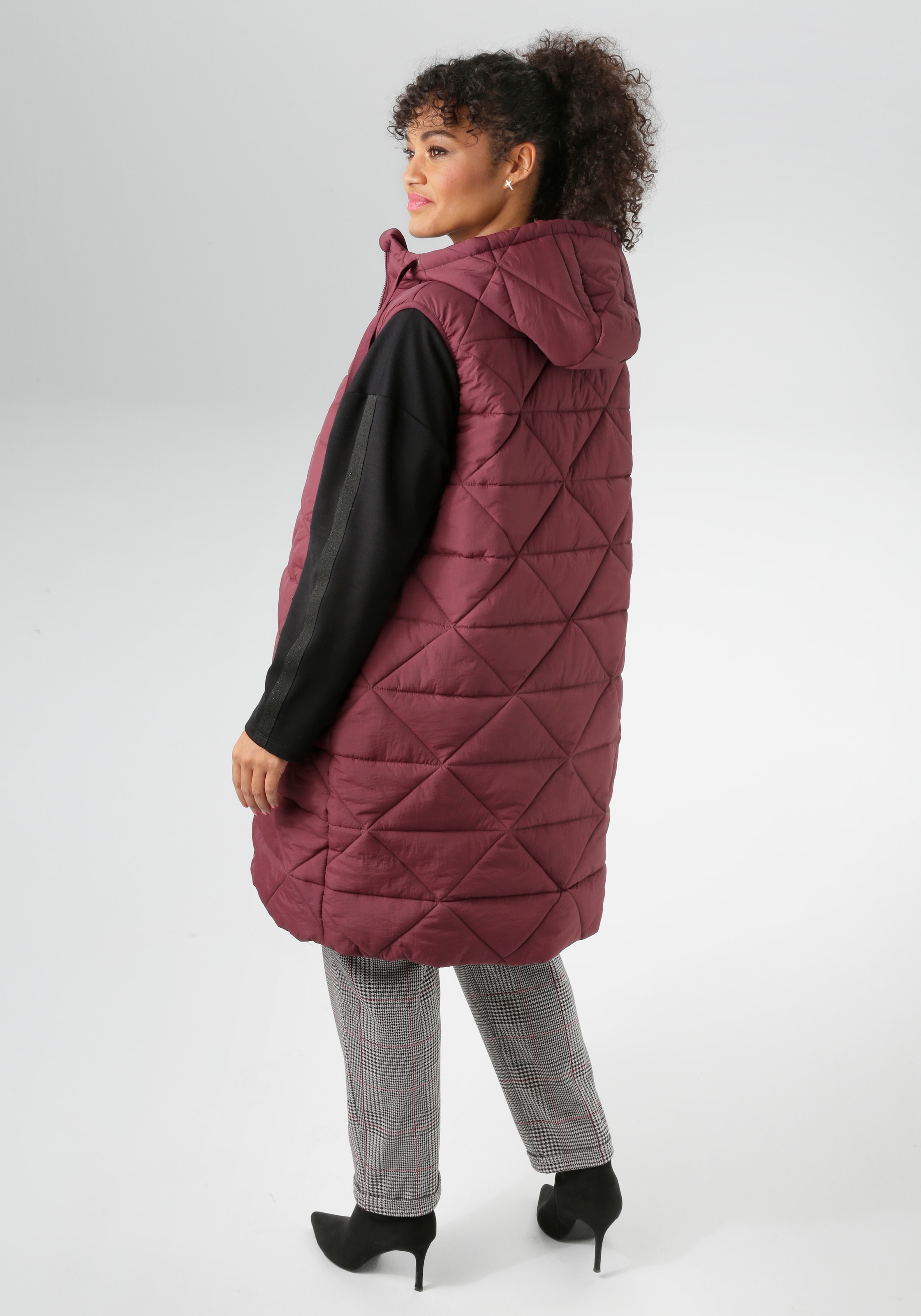 Aniston PLUS Steppweste trendige wattierte Steppweste