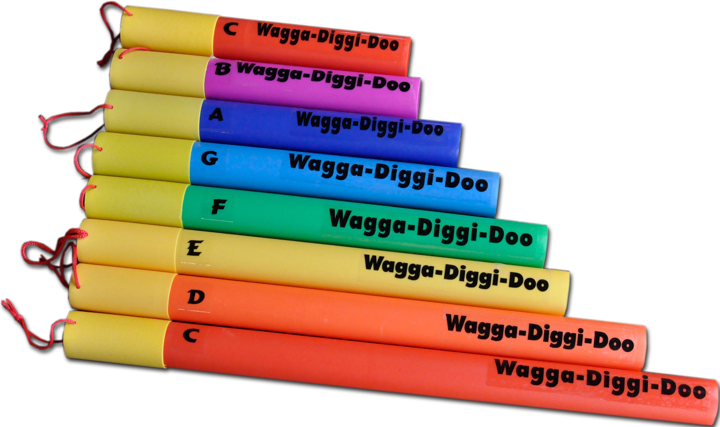 Klangröhren »Wagga Diggi Doos«, C-Dur diatonische Tonleiter