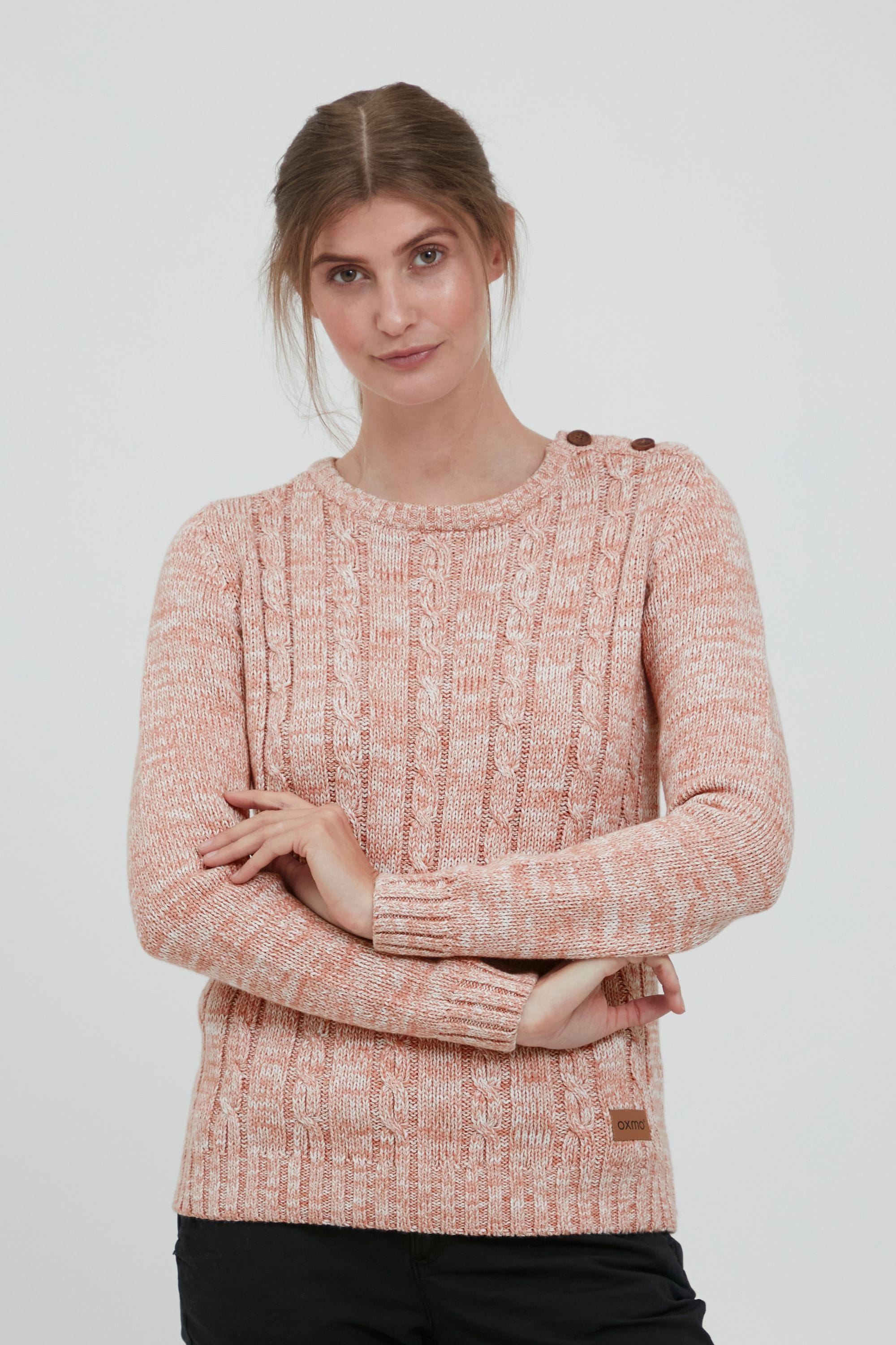OXMO Strickfleece-Pullover »Strickpullover OXPhia«