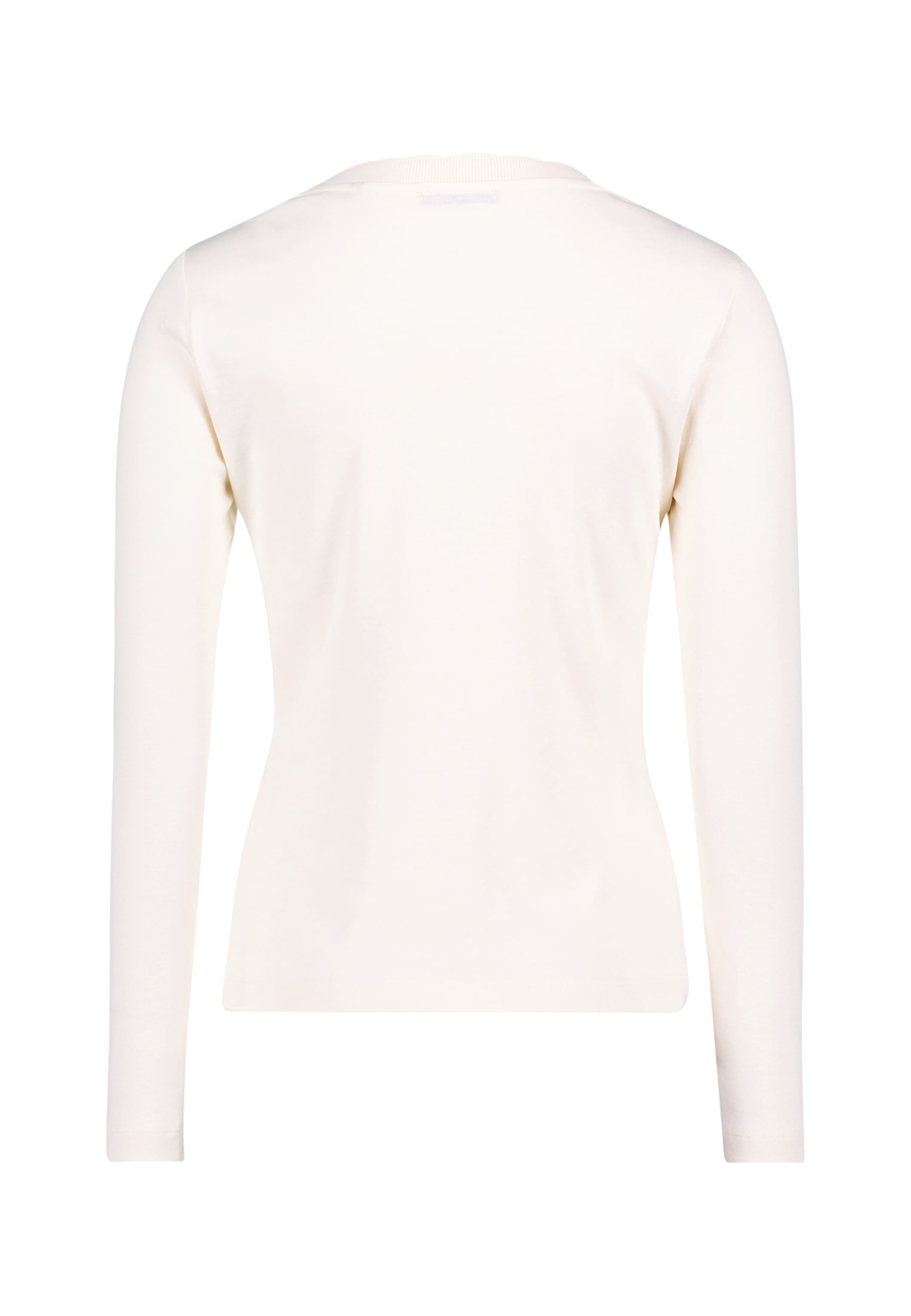 Zero Langarmshirt »Jersey-Shirt mit Wellenkante«