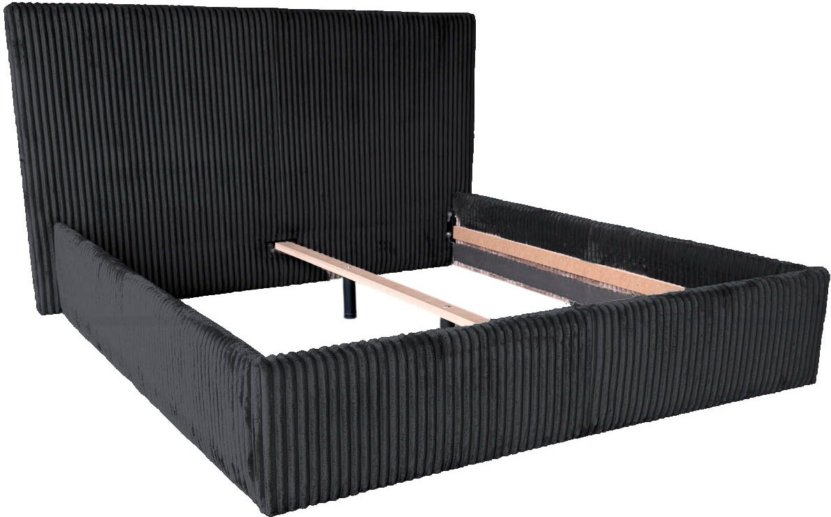 OTTO home Polsterbett »AVVRA in der Größe 180x200 cm, mit Breitcord bezogen« wahlweise mit Lattenrost und King-Matratze (28cm)