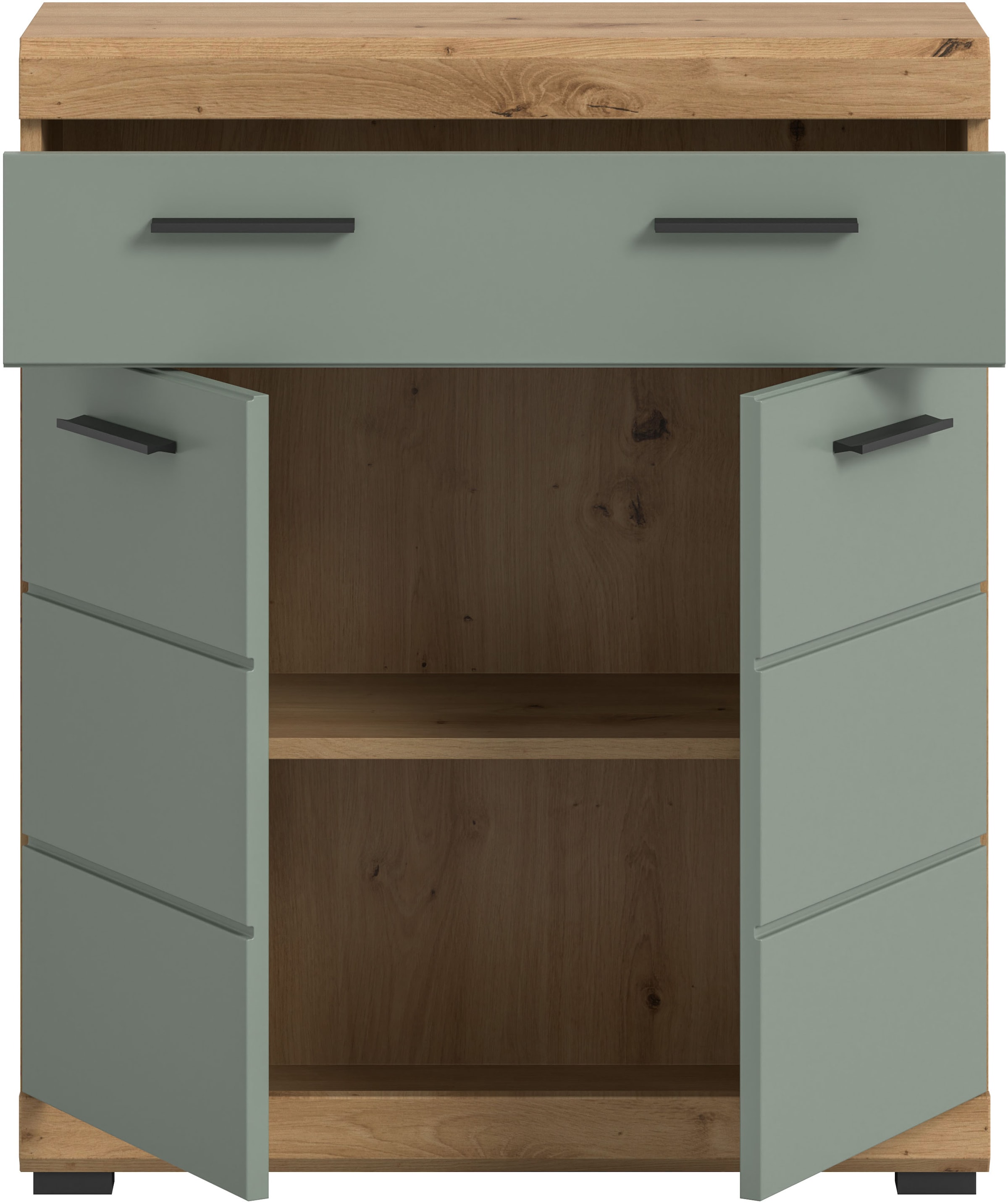 INOSIGN Unterschrank »Siena, Breite 74cm, 2 Tür, 1 Schubkasten, 2 Fächer, MDF-Front«, in verschiedenen Farben erhältlich, Badmöbel, Badschrank, Kommode, Bad