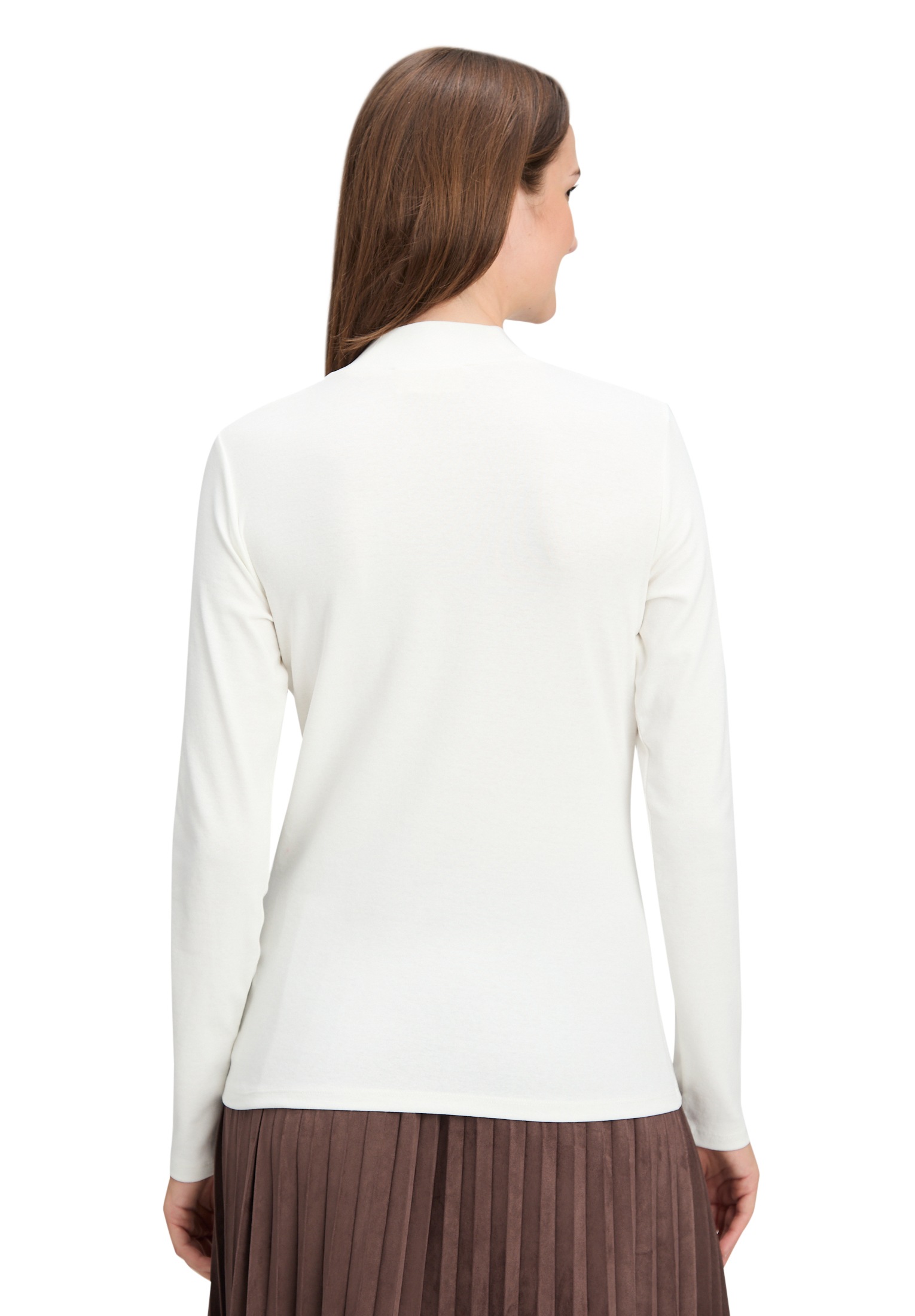 Cartoon Langarmshirt »Basic Shirt mit Kragen«
