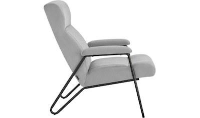 Home affaire Sessel »Tanaro«, mit einem Metallgestell und einem pflegeleichten,... kaufen