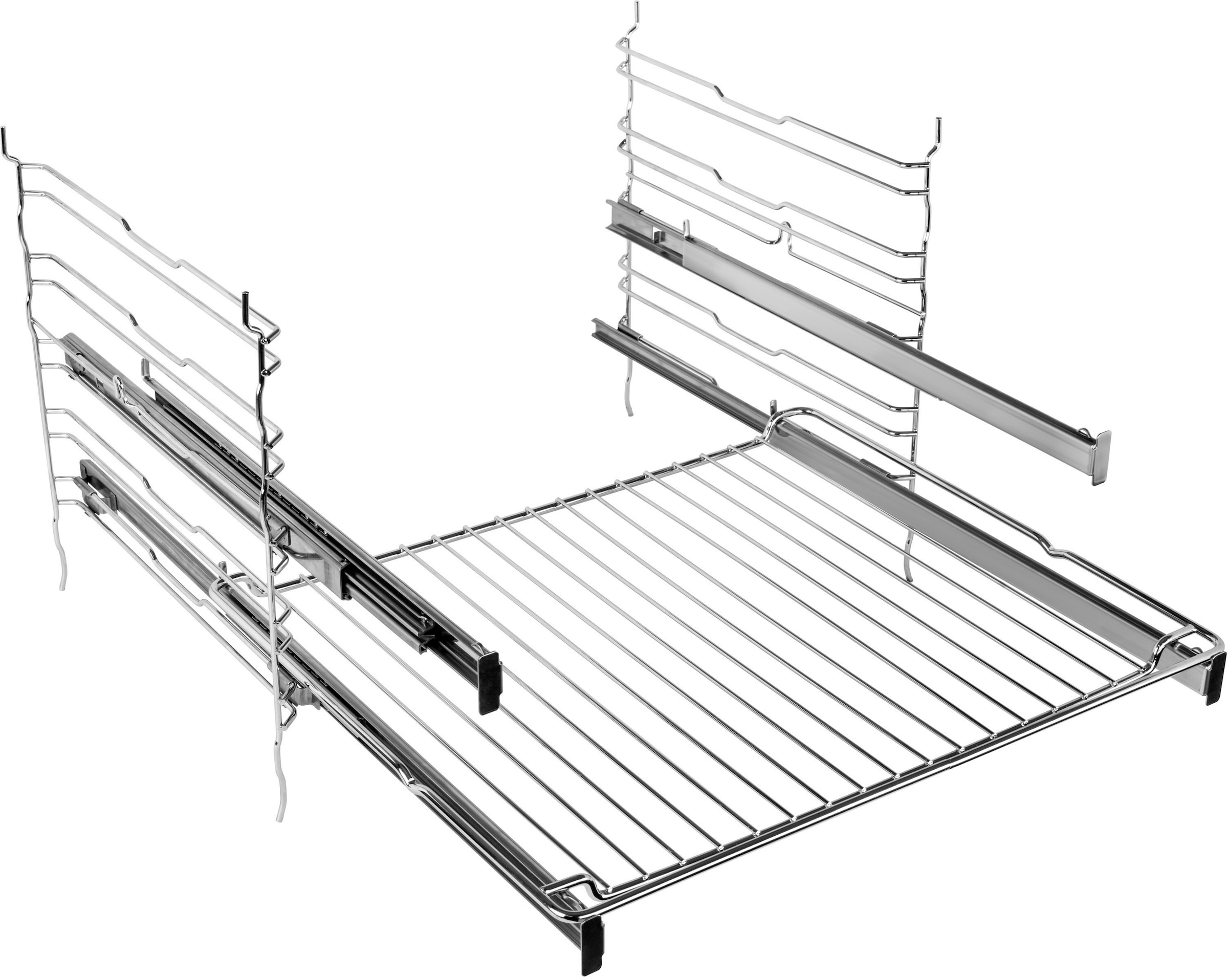 BAUKNECHT Backofen-Set »BAR2 KH8V2 IN«, mit 2-fach-Teleskopauszug, Hydrolyse, PowerHeißluft
