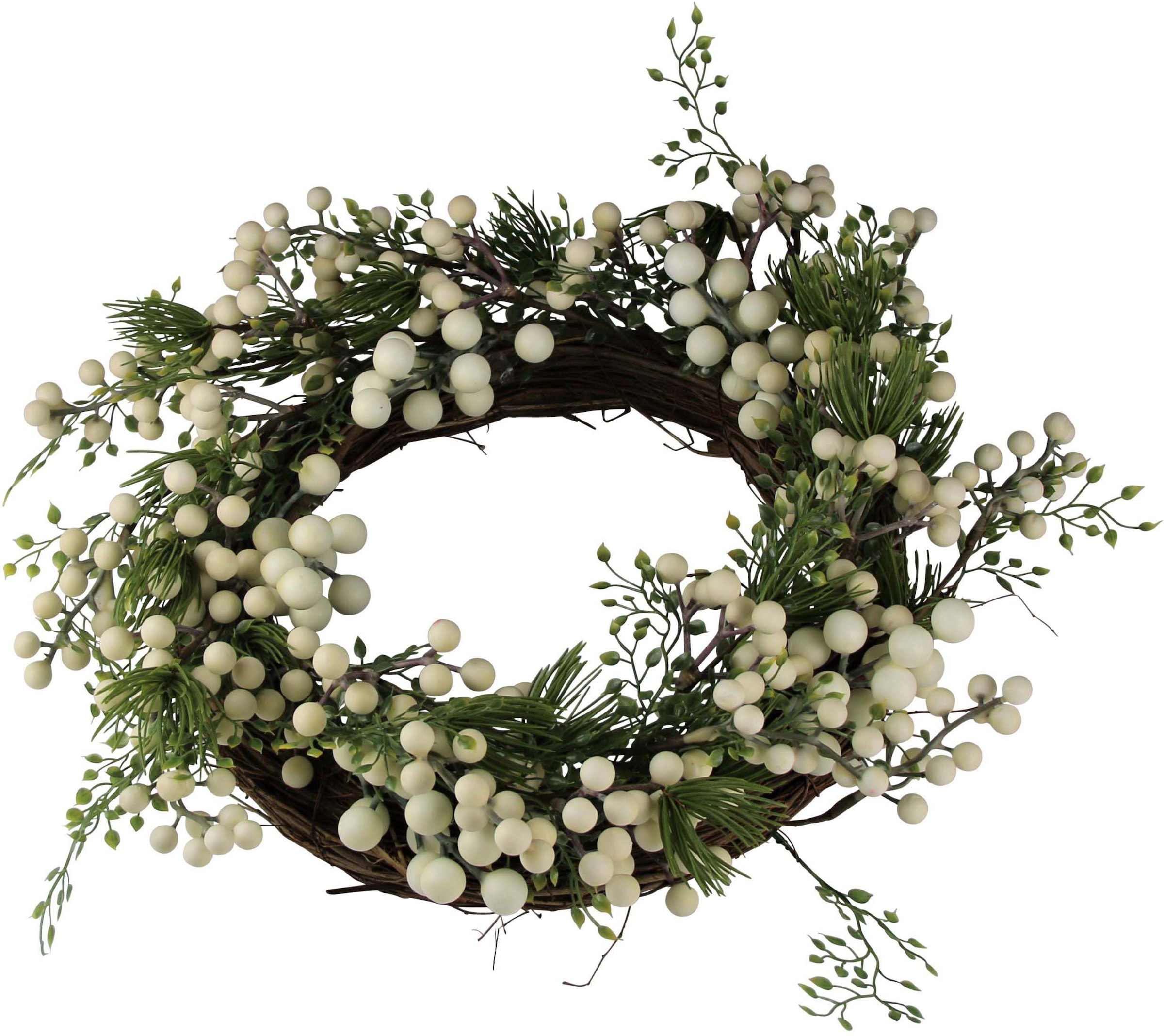 AM Design Dekokranz »Weihnachtsdeko«, mit weißen Beeren, Ø 50 cm kaufen  online bei OTTO