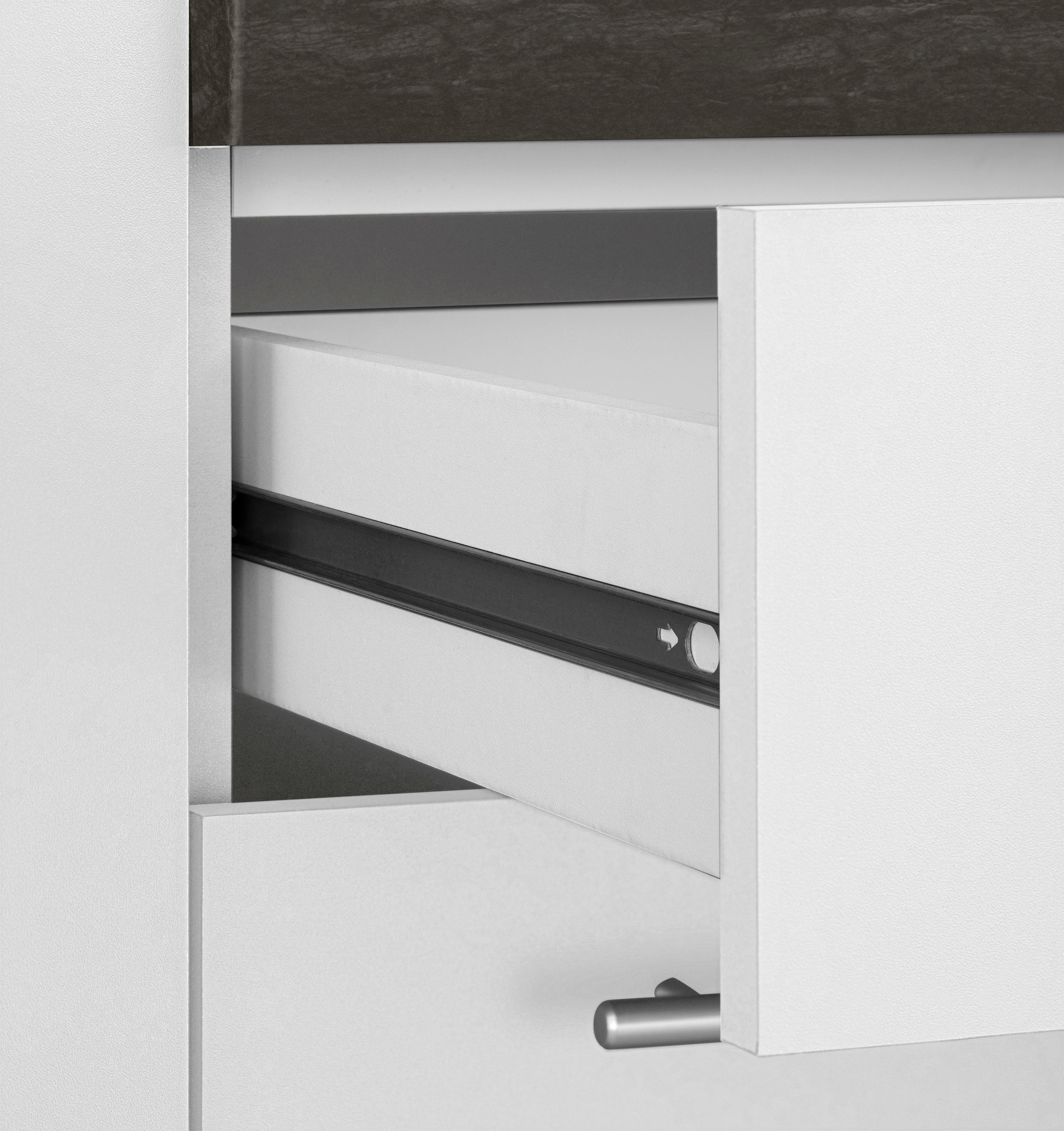 wiho Küchen Küchenzeile »Unna«, mit E-Geräten, Breite 220 cm
