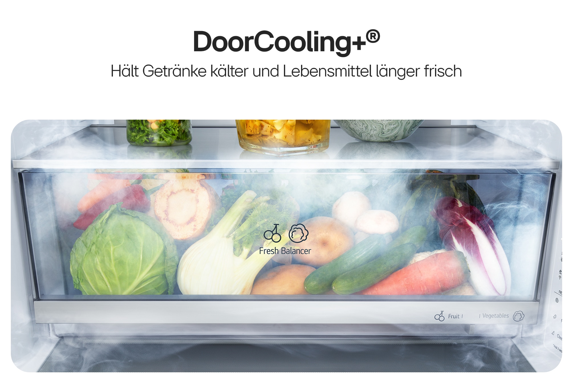 LG »GBBS726ASW« 203 cm hoch 59,5 cm breit Fit&Max: Vollintegrierbar & Maximale Ausstattung