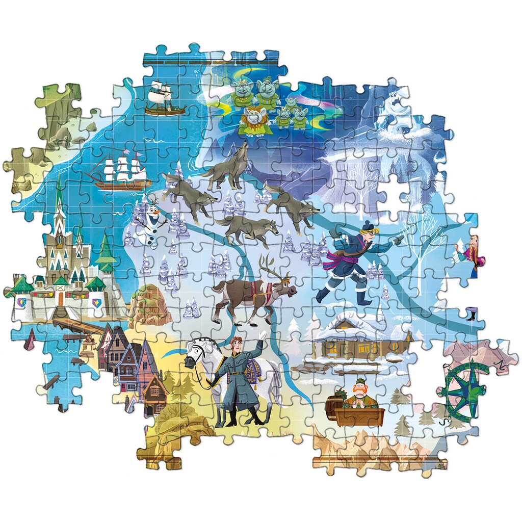Clementoni® Puzzle »Disney Frozen Story Maps«