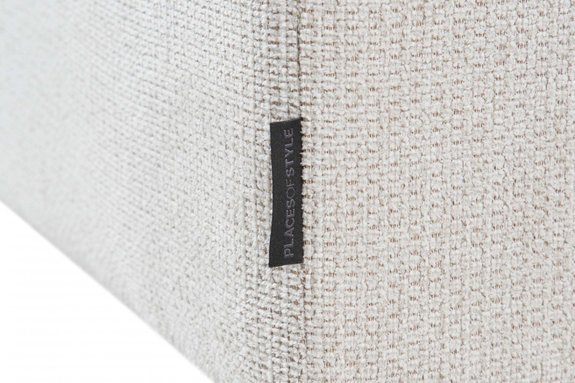 Home affaire Ecksofa »Pinto, 290 cm, Cord, Chenille, Lederoptik, Ottomane links / rechts« mit Keder, schwarze Metallfüße, Wellenunterfederung