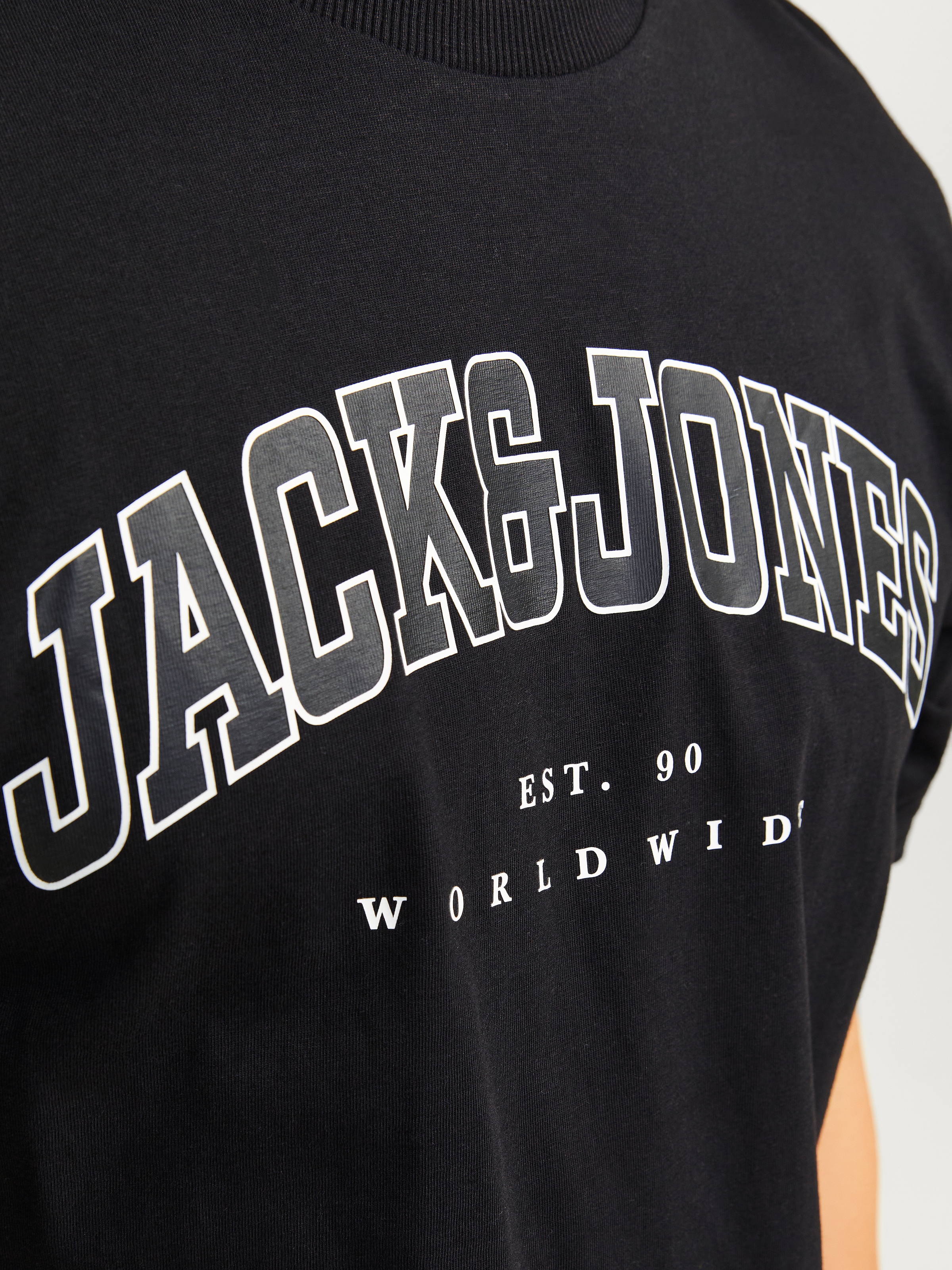 Jack & Jones Rundhalsshirt »JJECALEB VARSITY TEE SS O-NECK NOOS«