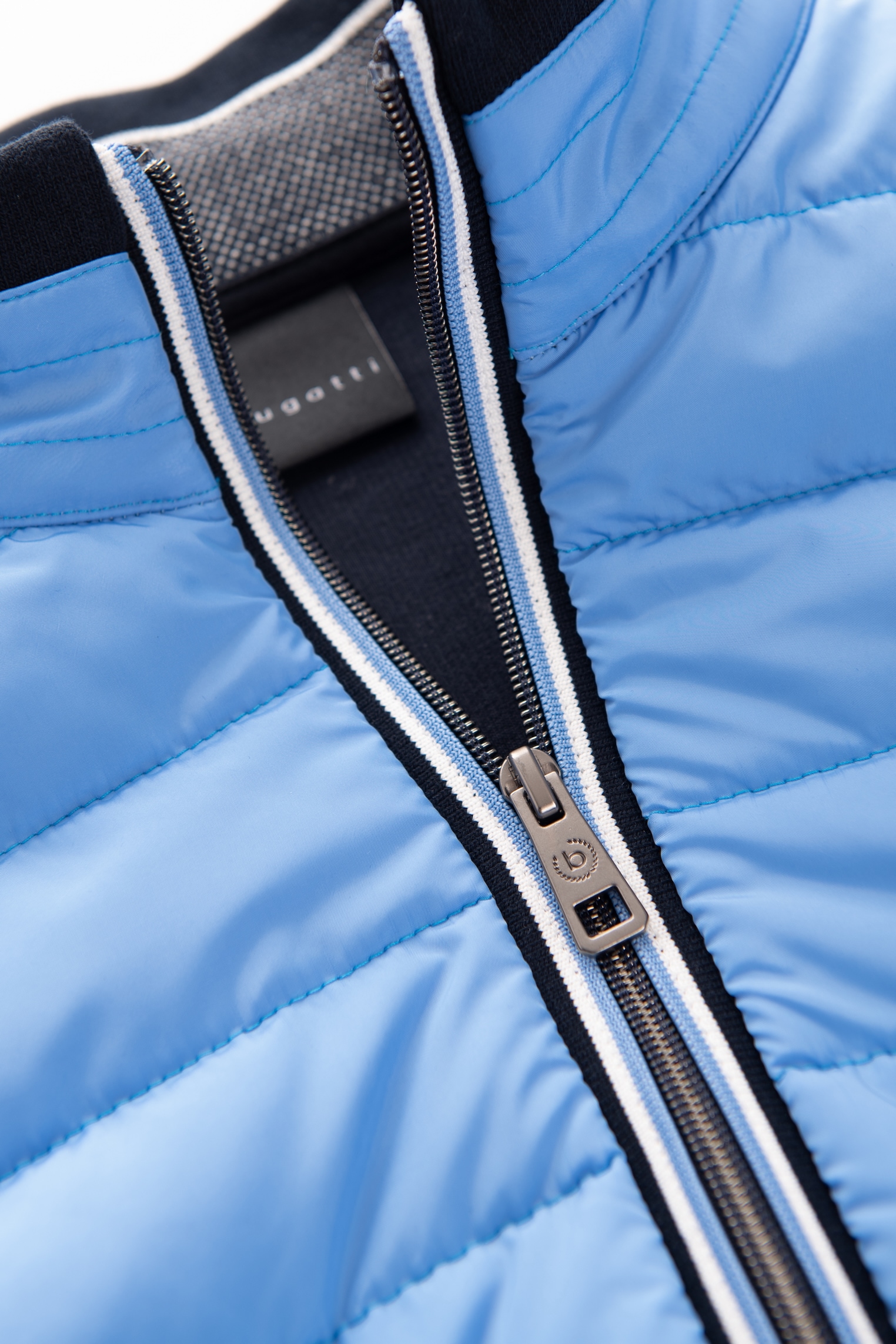 bugatti Sweatjacke, mit Quersteppung